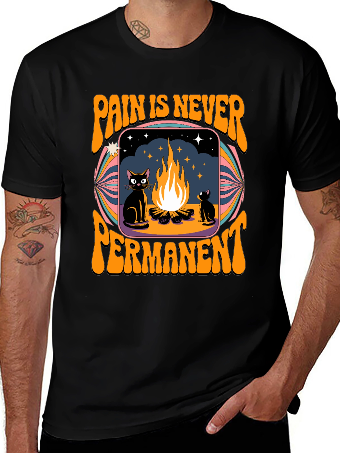 Pain is Never Permanent Graphic Tee