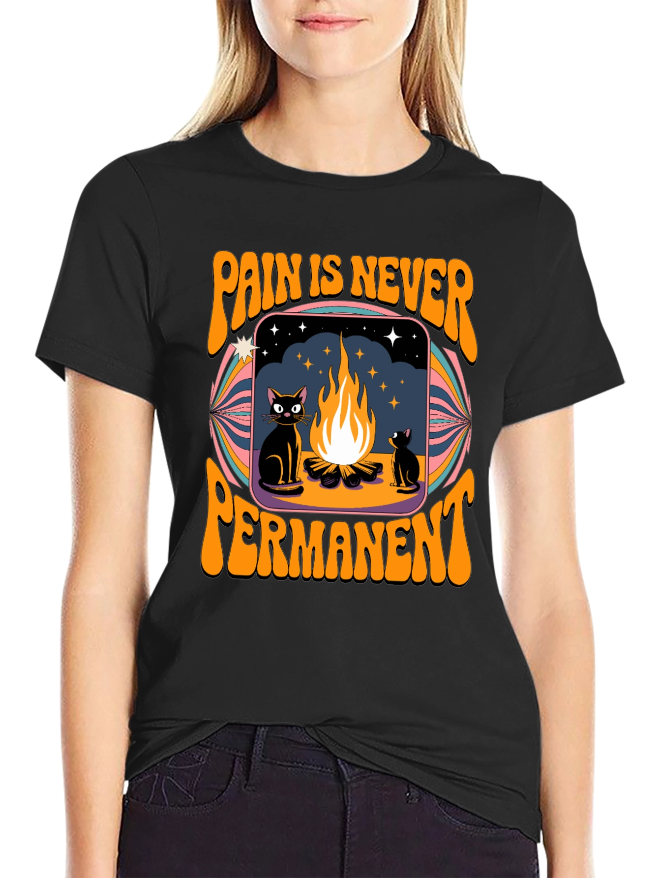 Pain is Never Permanent Graphic Tee