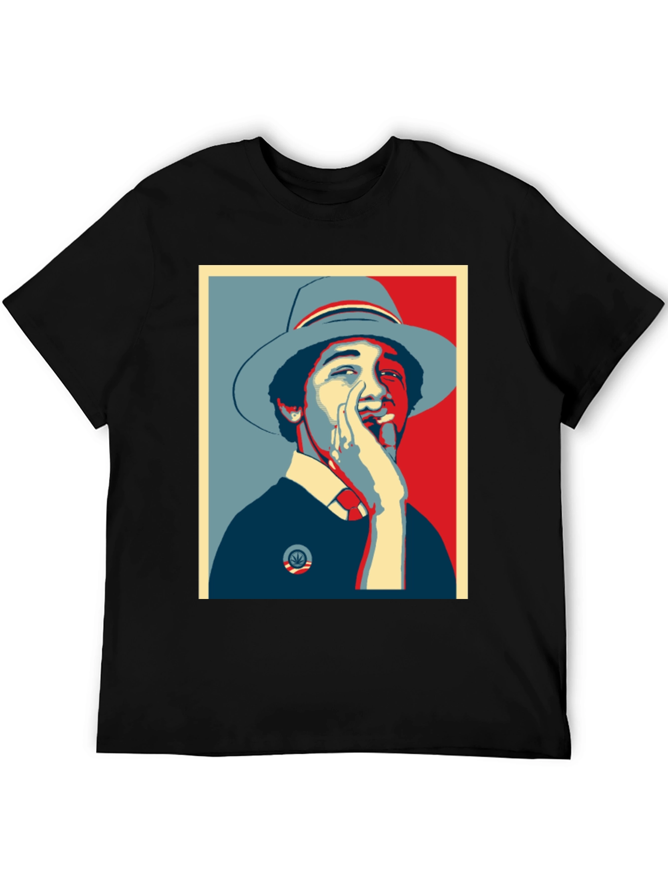 Obama Smoking Weed Graphic Tee