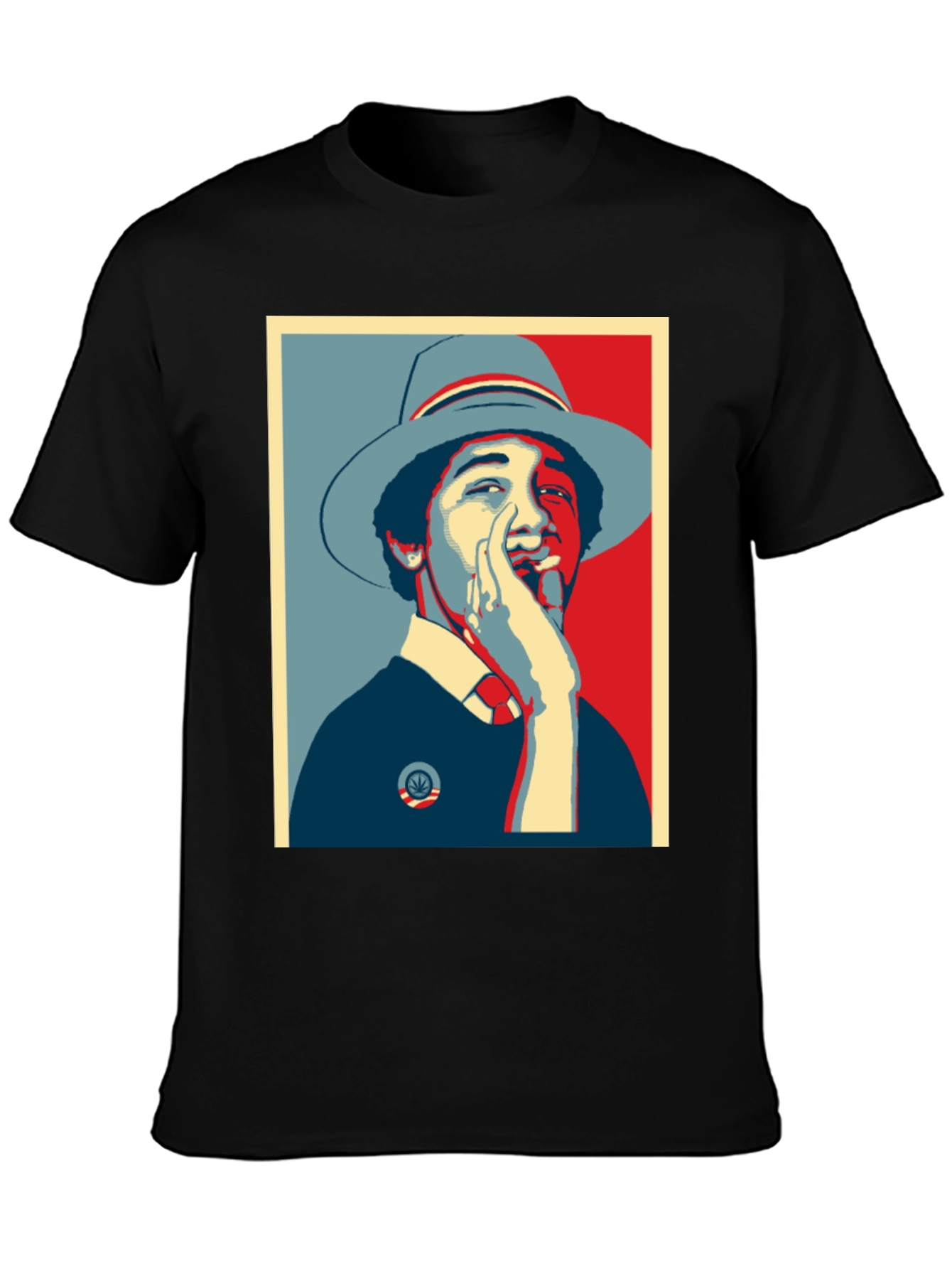 Obama Smoking Weed Graphic Tee