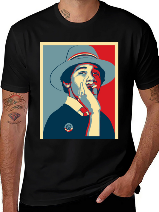 Obama Smoking Weed Graphic Tee