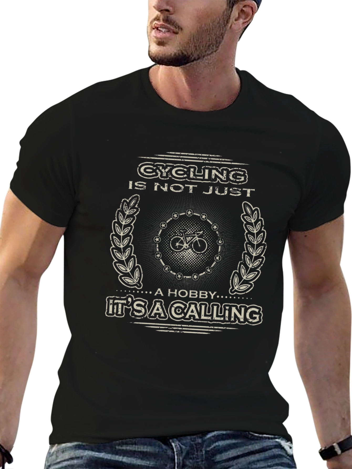 Cycling Is A Calling Black T-Shirt