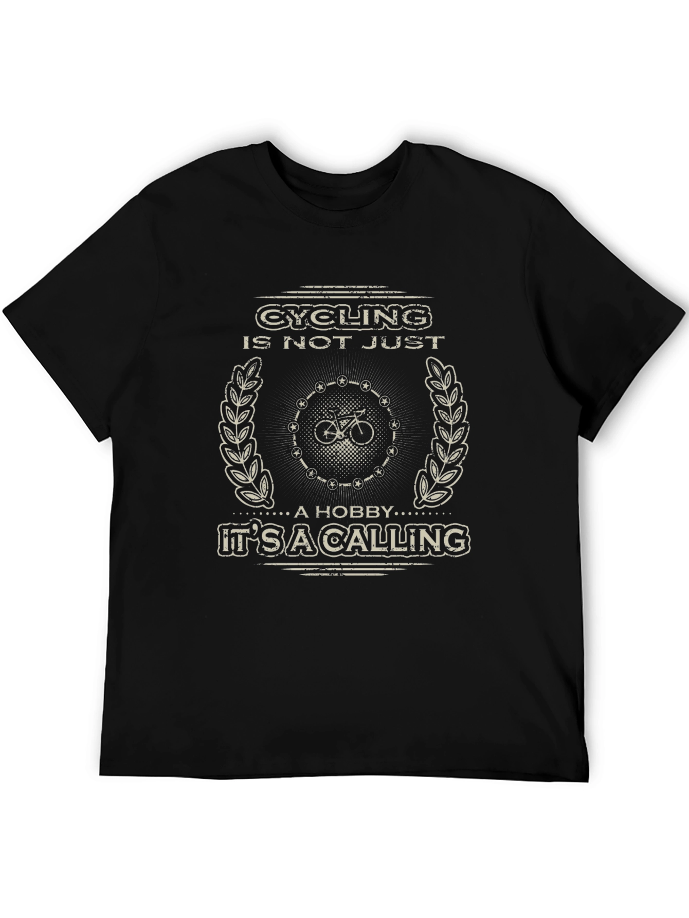 Cycling Is A Calling Black T-Shirt