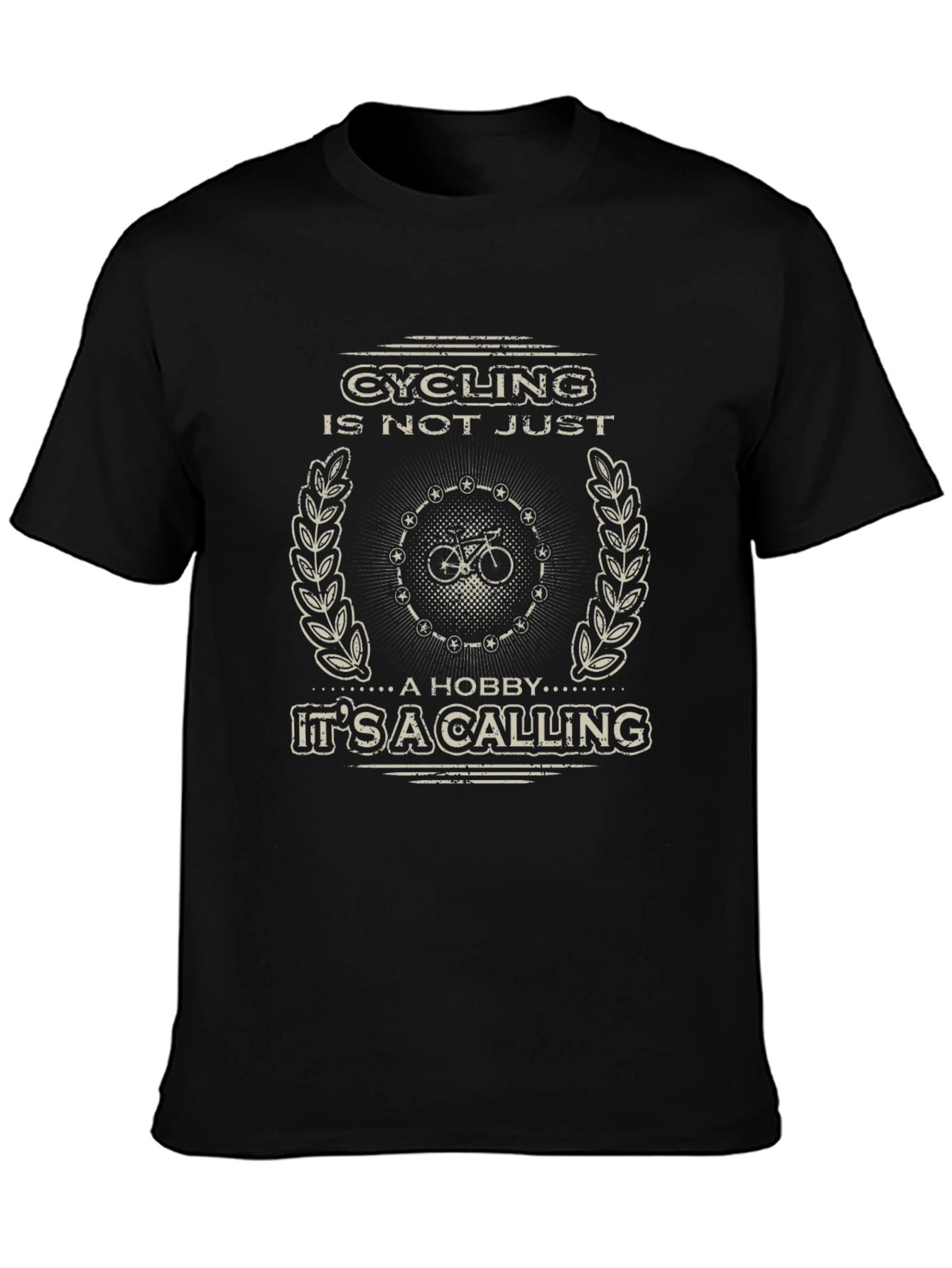 Cycling Is A Calling Black T-Shirt