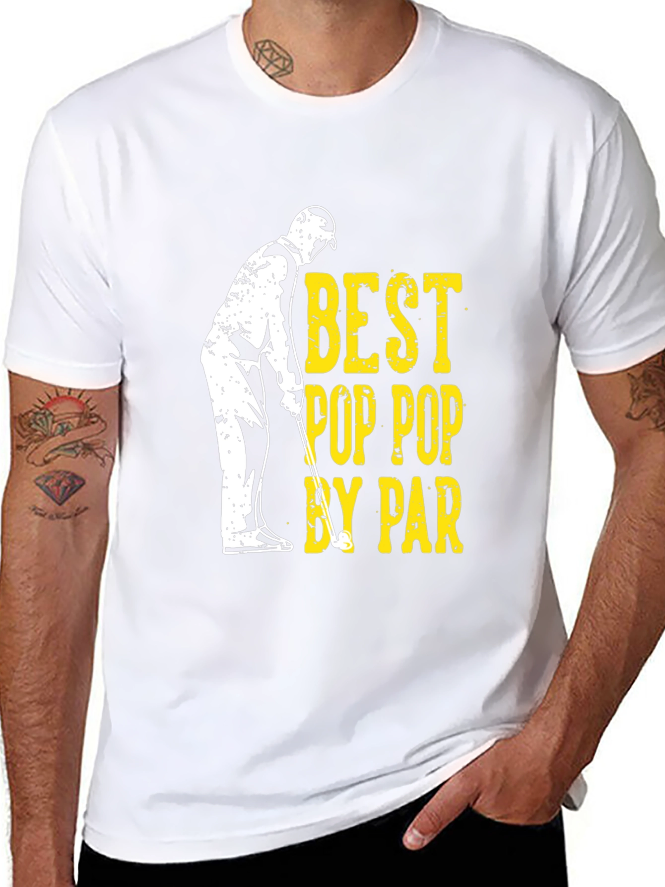 Best Pop Pop By Par Golf T-Shirt