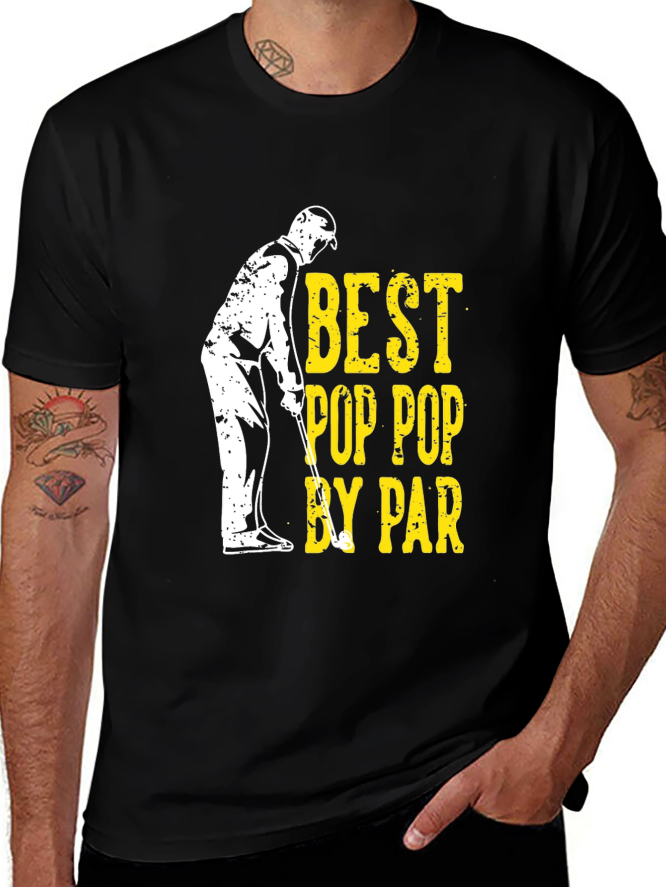 Best Pop Pop By Par Golf T-Shirt