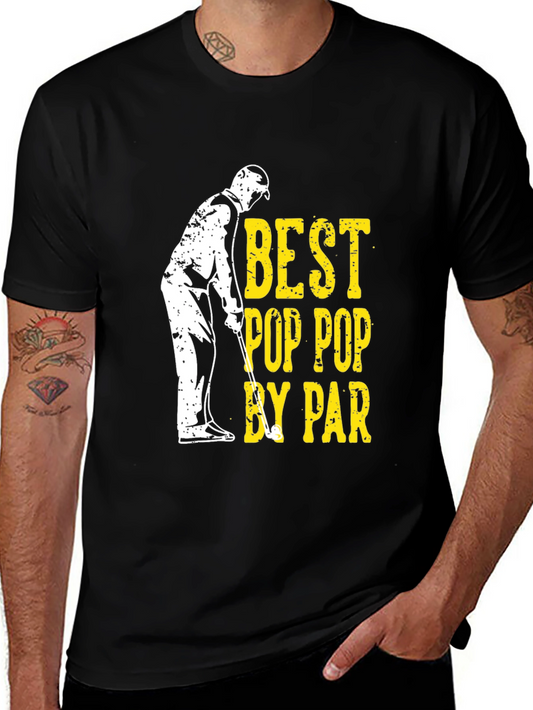 Best Pop Pop By Par Golf T-Shirt