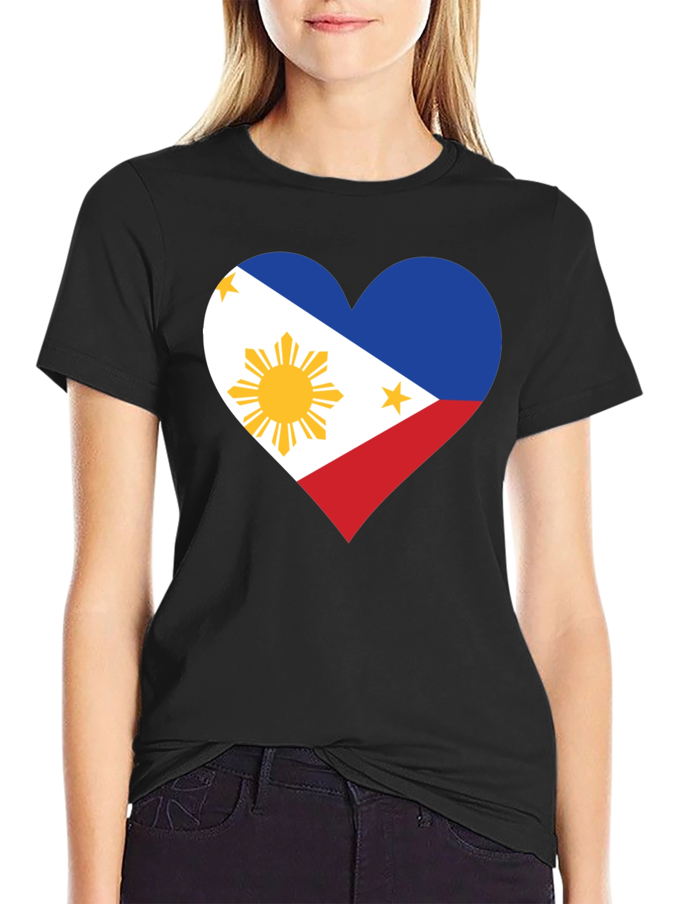Philippines Heart Flag T-Shirt