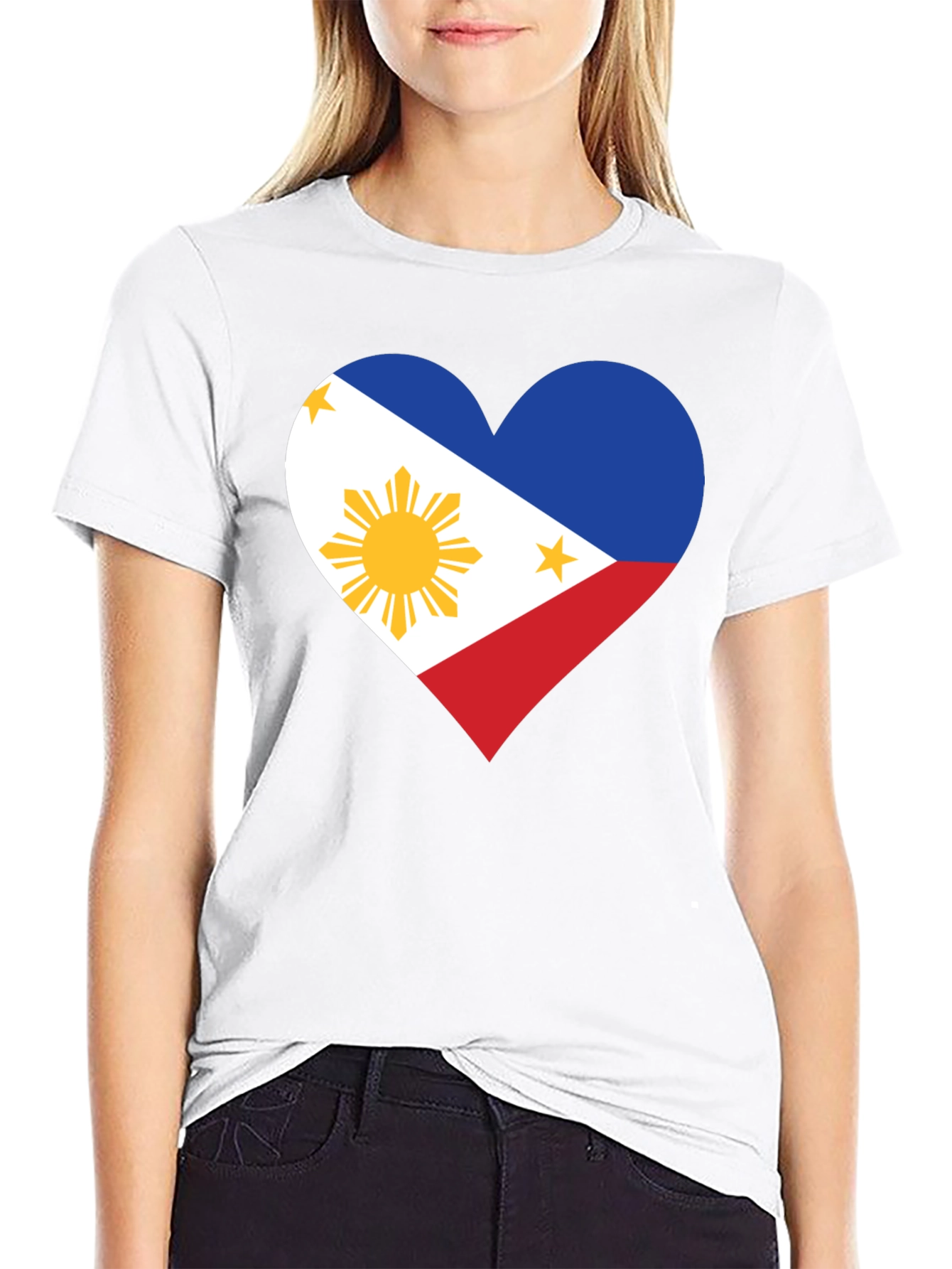 Philippines Heart Flag T-Shirt