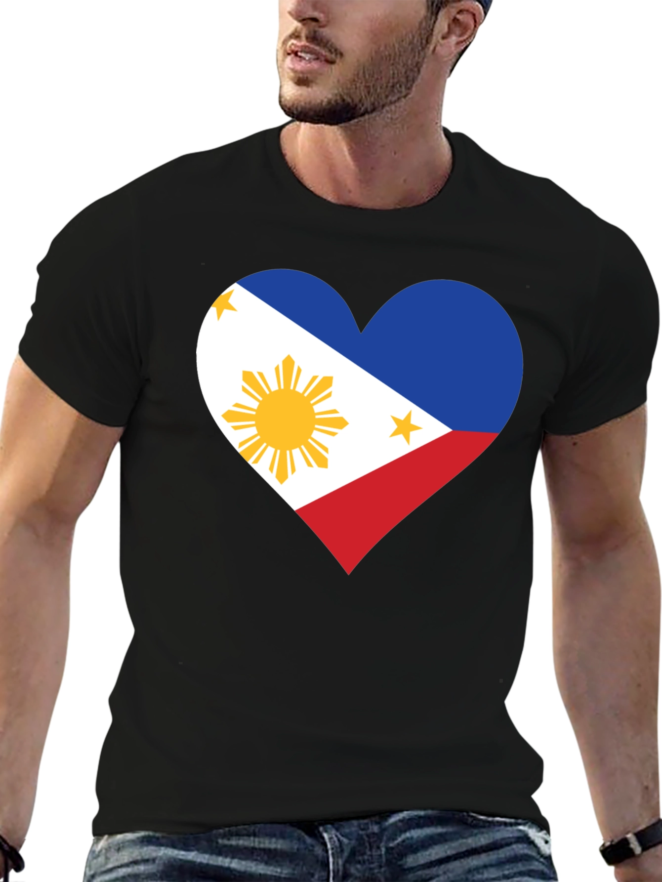 Philippines Heart Flag T-Shirt