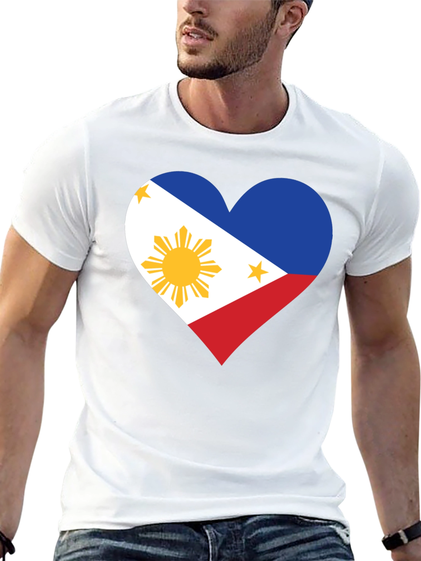 Philippines Heart Flag T-Shirt