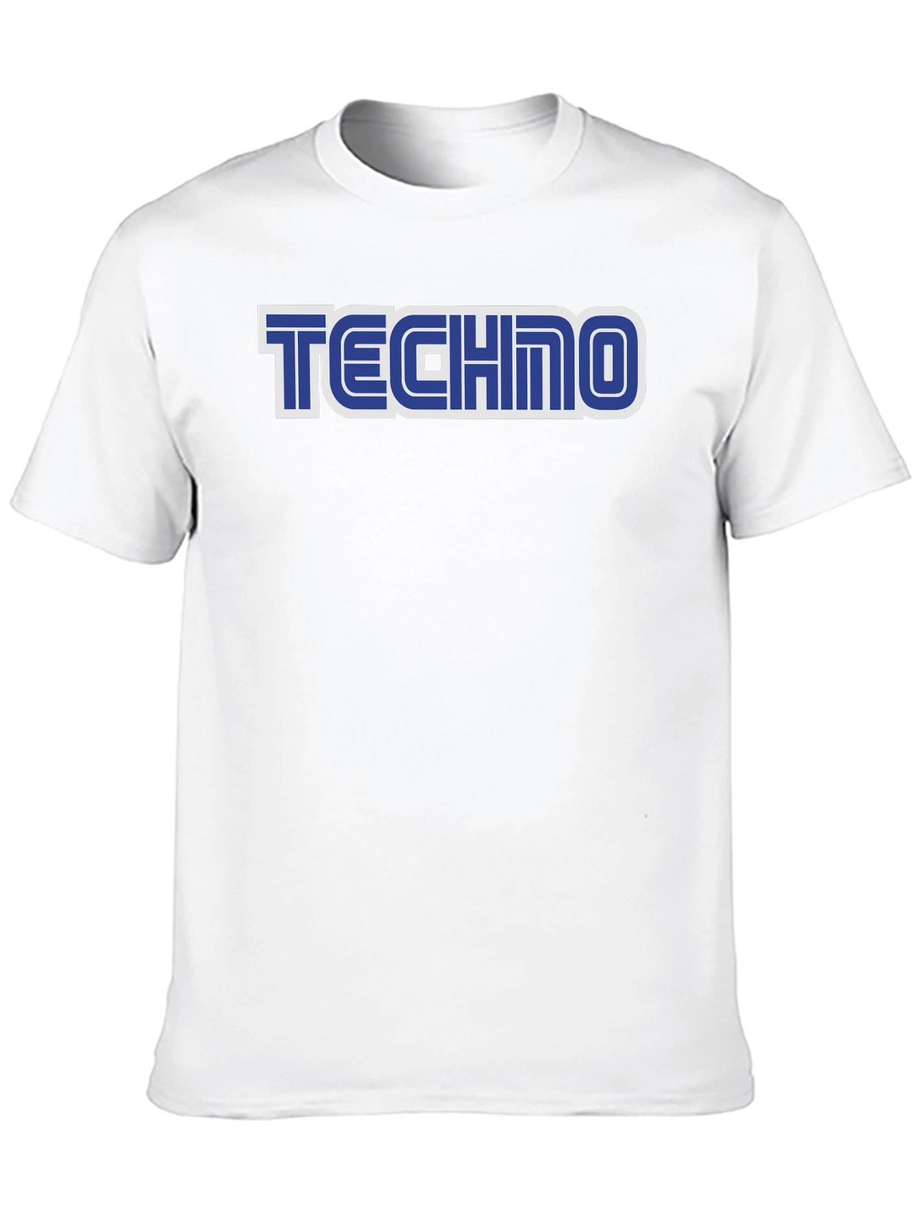 Retro Techno T-Shirt - Black Sega Style Tee