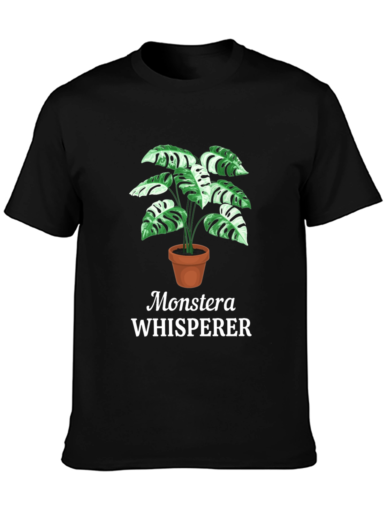 Monstera Whisperer Graphic T-Shirt - Houseplant Lover Tee
