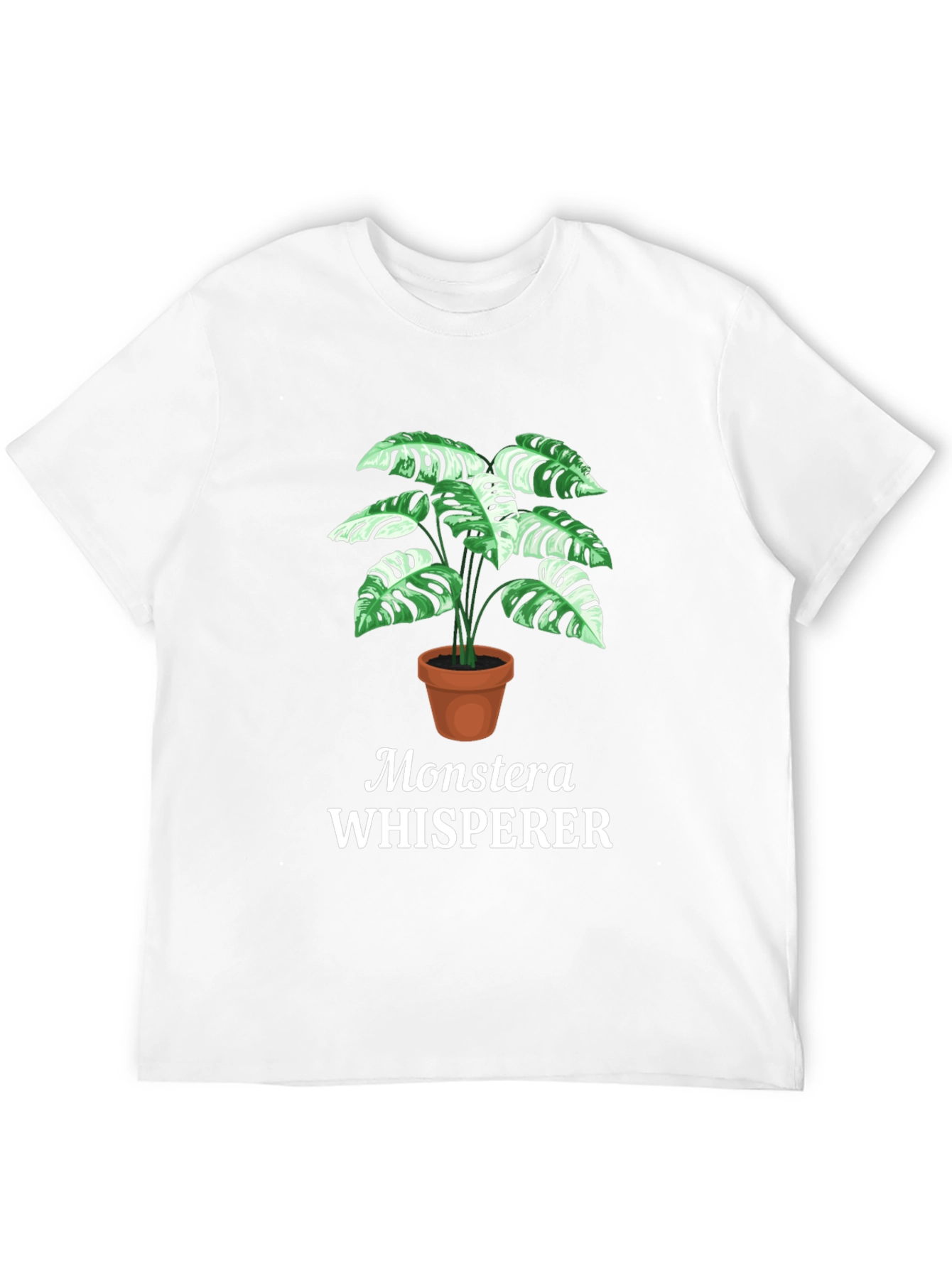 Monstera Whisperer Graphic T-Shirt - Houseplant Lover Tee