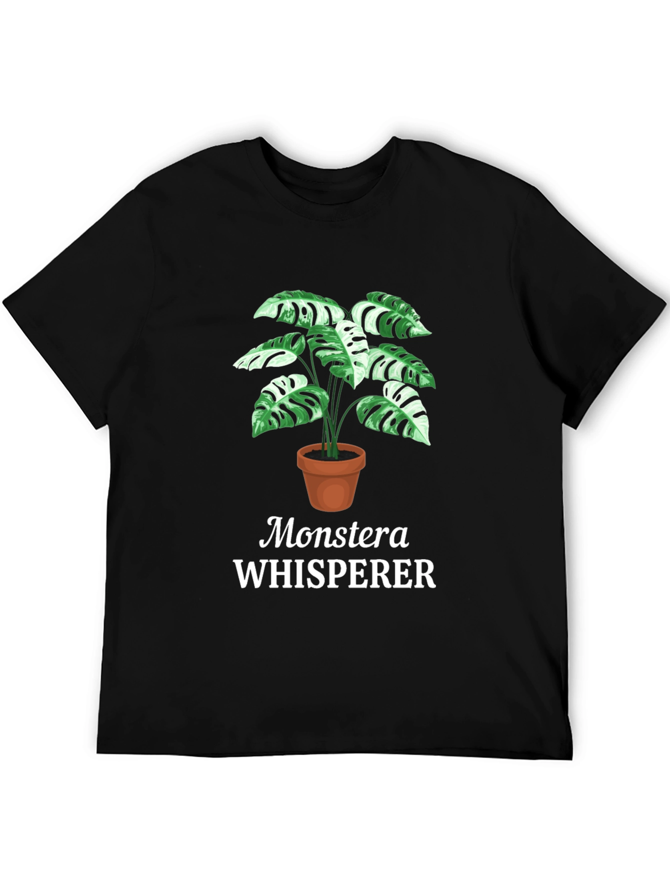 Monstera Whisperer Graphic T-Shirt - Houseplant Lover Tee