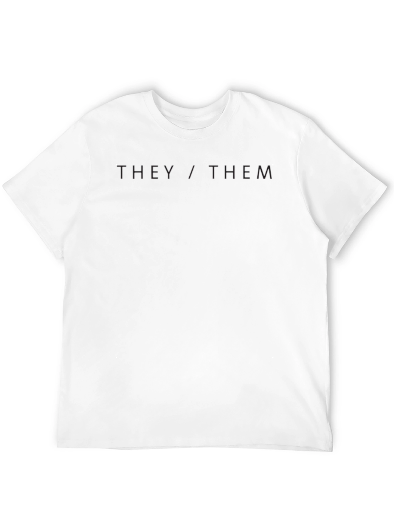 They/Them Pronoun Black T-Shirt
