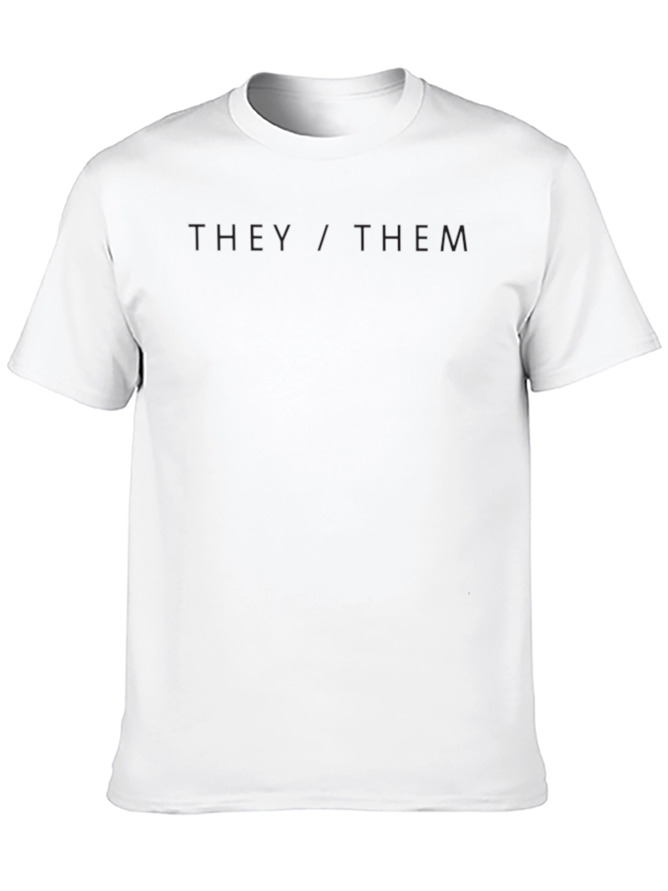 They/Them Pronoun Black T-Shirt
