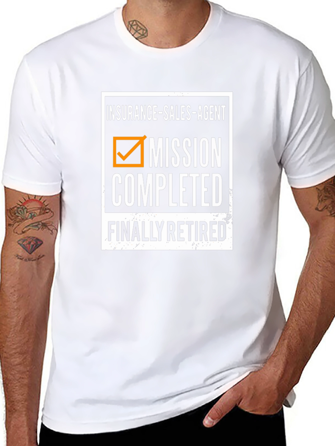 Retired Insurance Agent Mission Completed T-Shirt