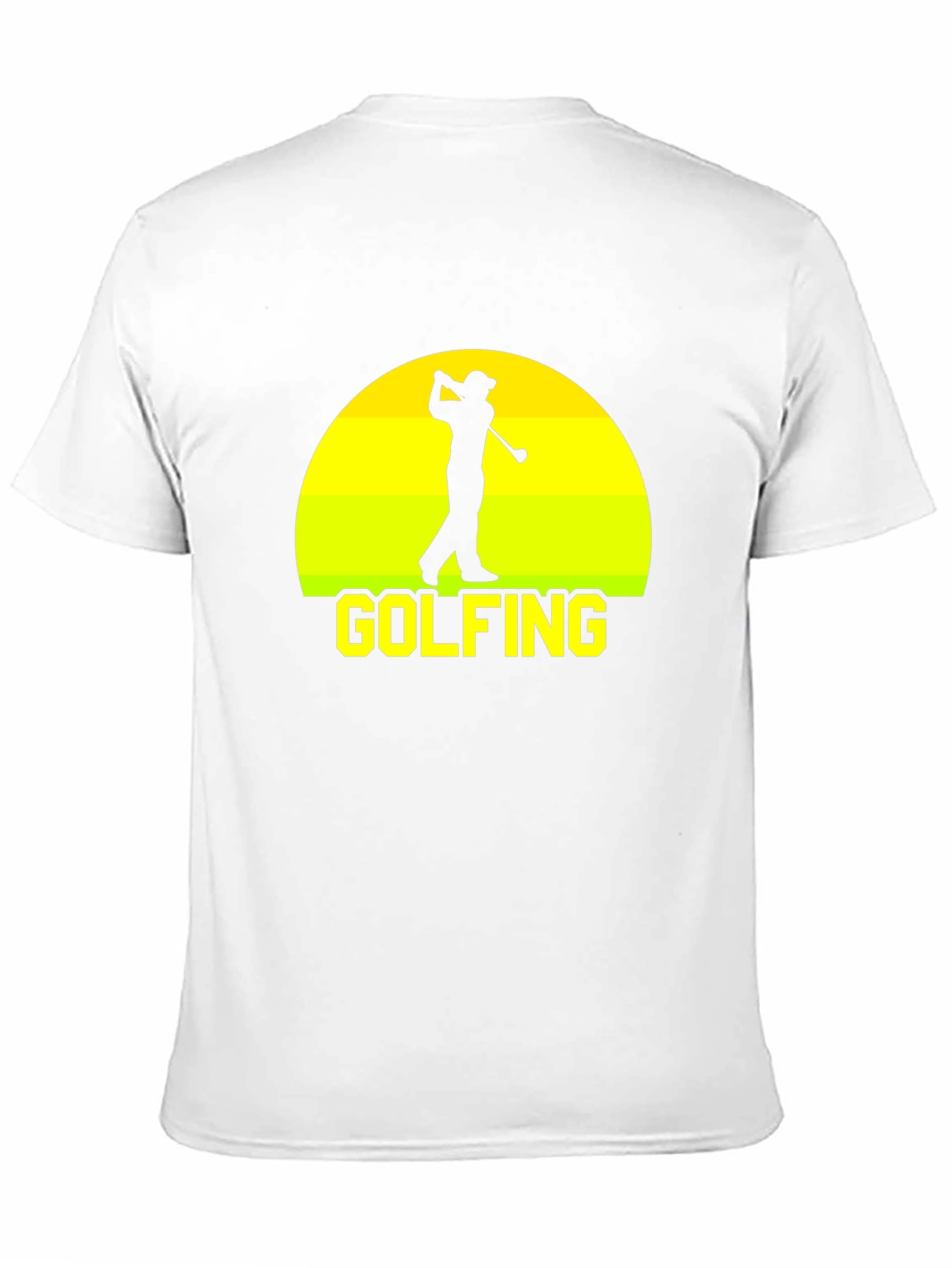 Golfing Silhouette T-Shirt - Golfer Tee