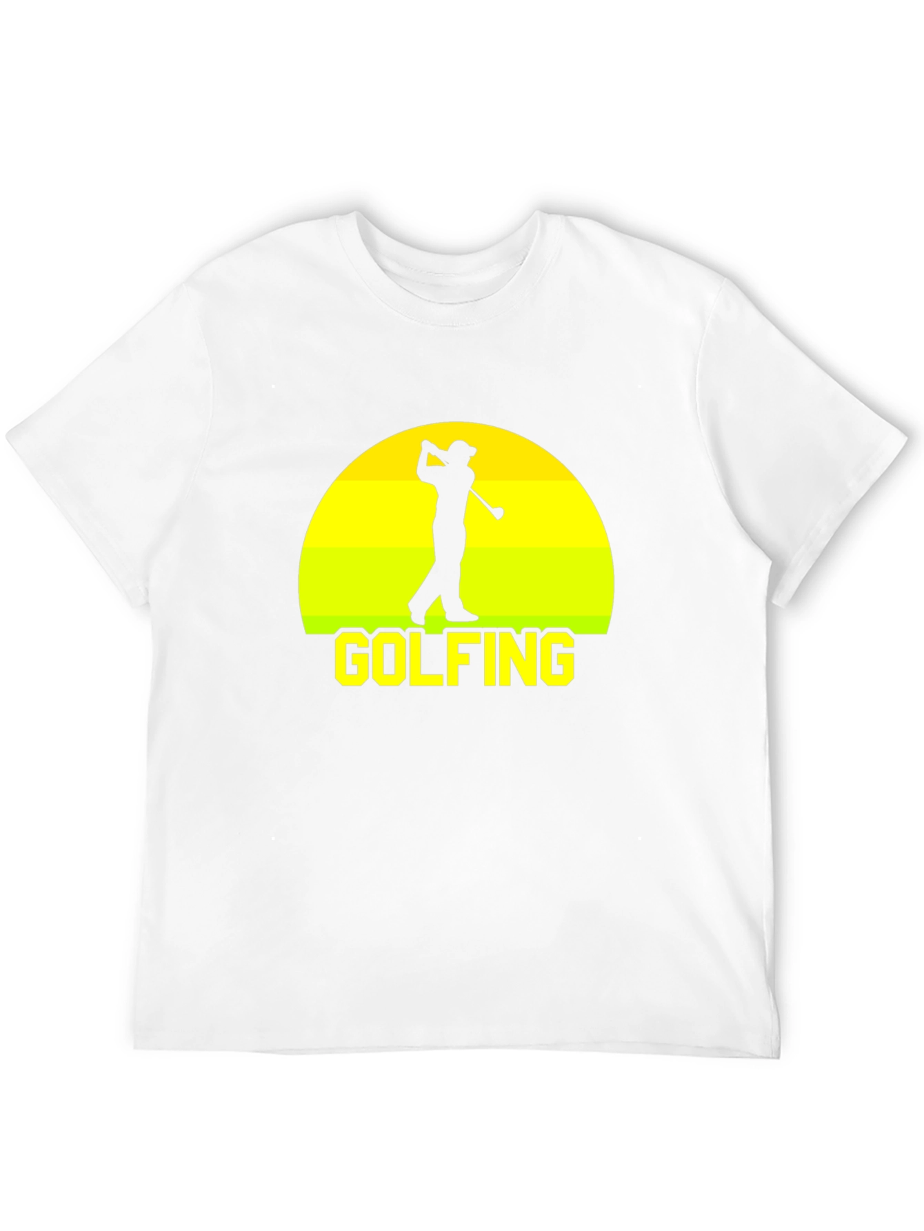 Golfing Silhouette T-Shirt - Golfer Tee