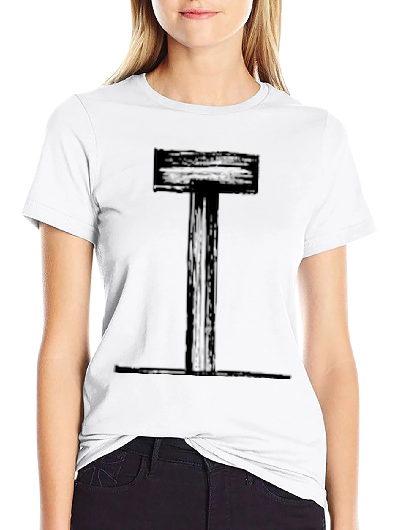 I Beam Graphic Tee - Modern Industrial Style