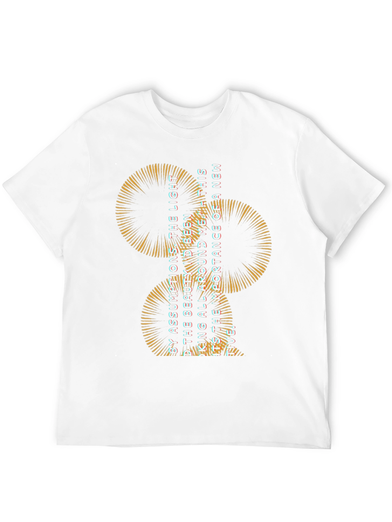 Abstract Graphic Black Tee