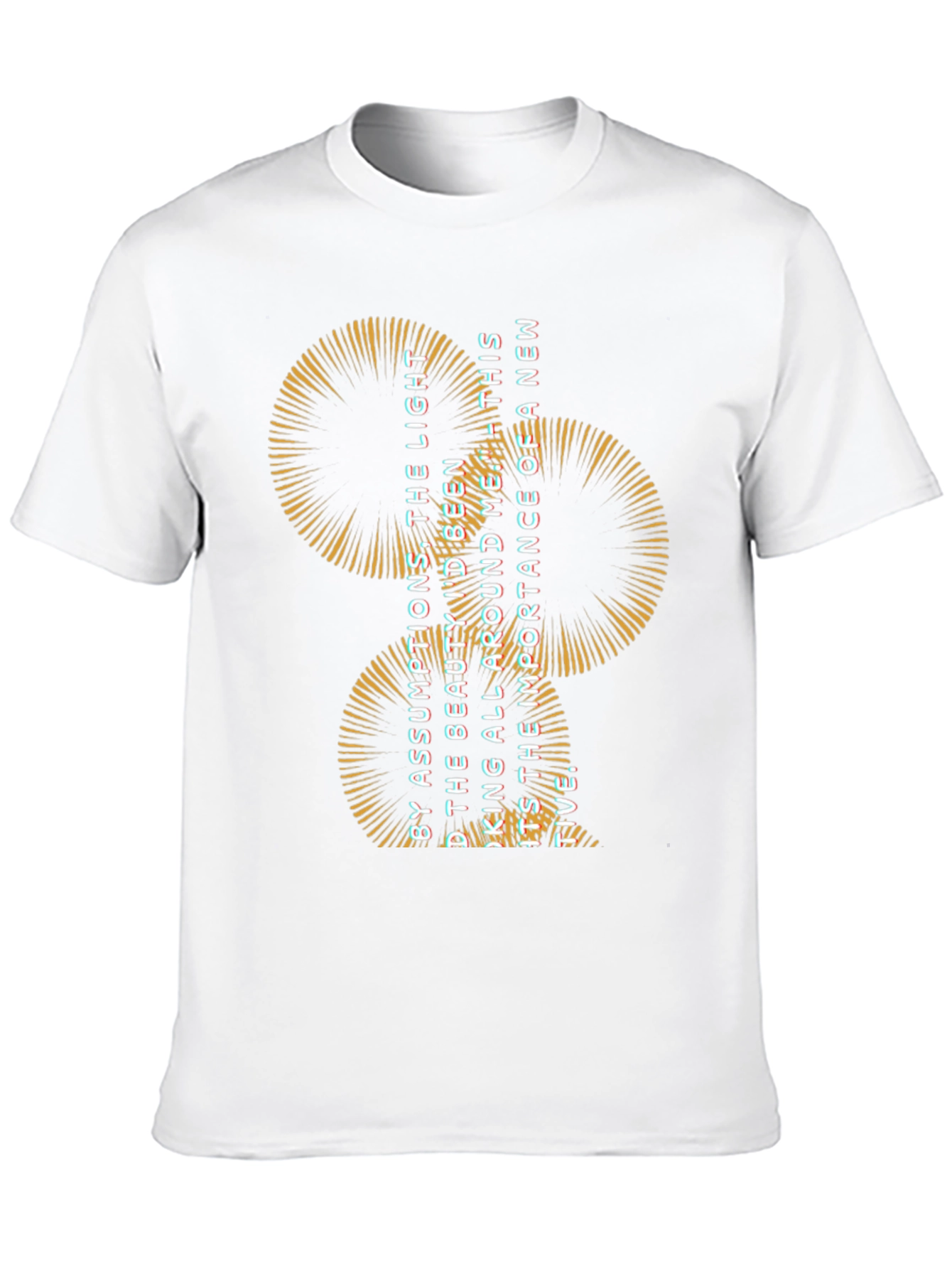 Abstract Graphic Black Tee