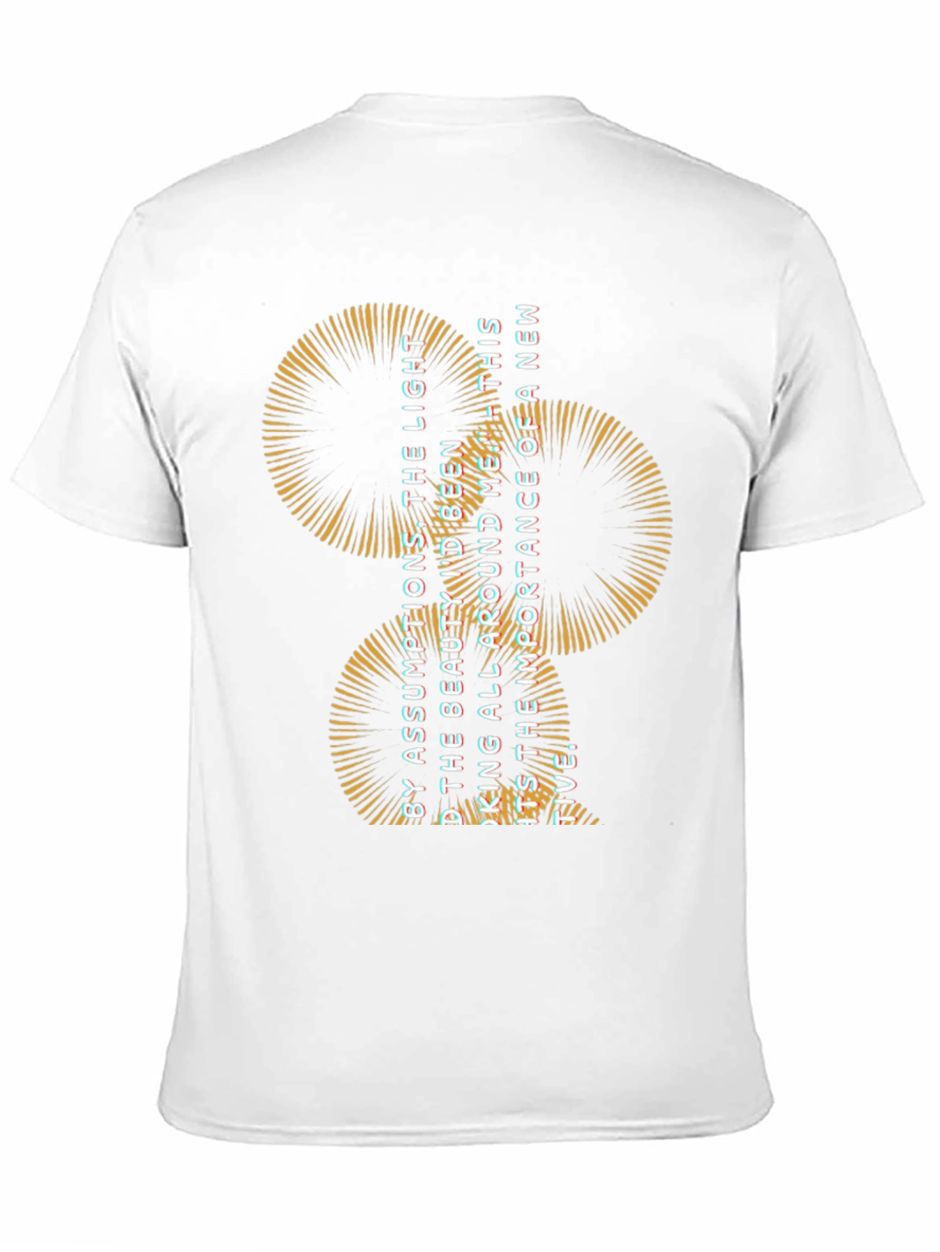 Abstract Graphic Black Tee