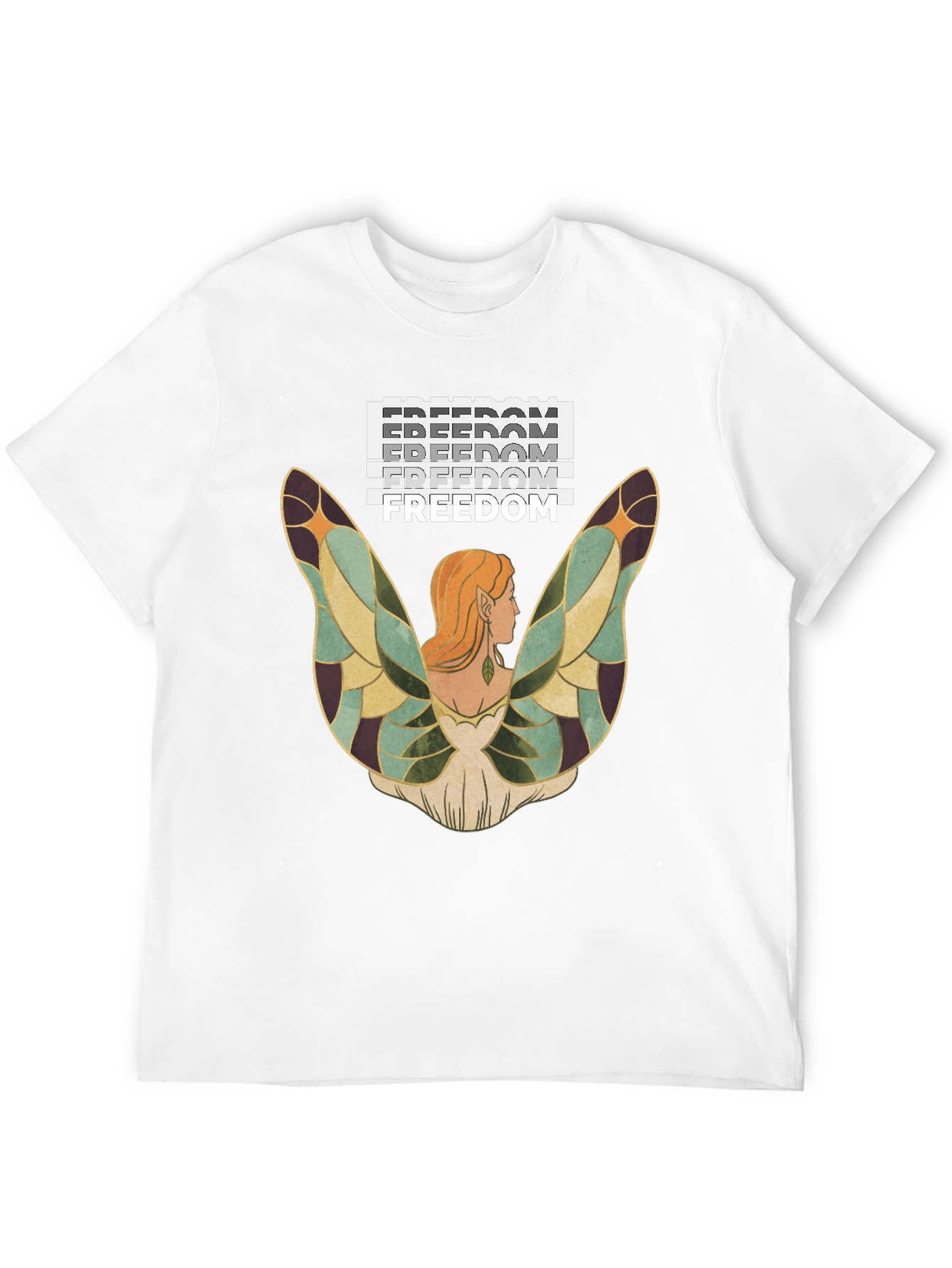 Freedom Fairy Graphic Tee - Black T-Shirt