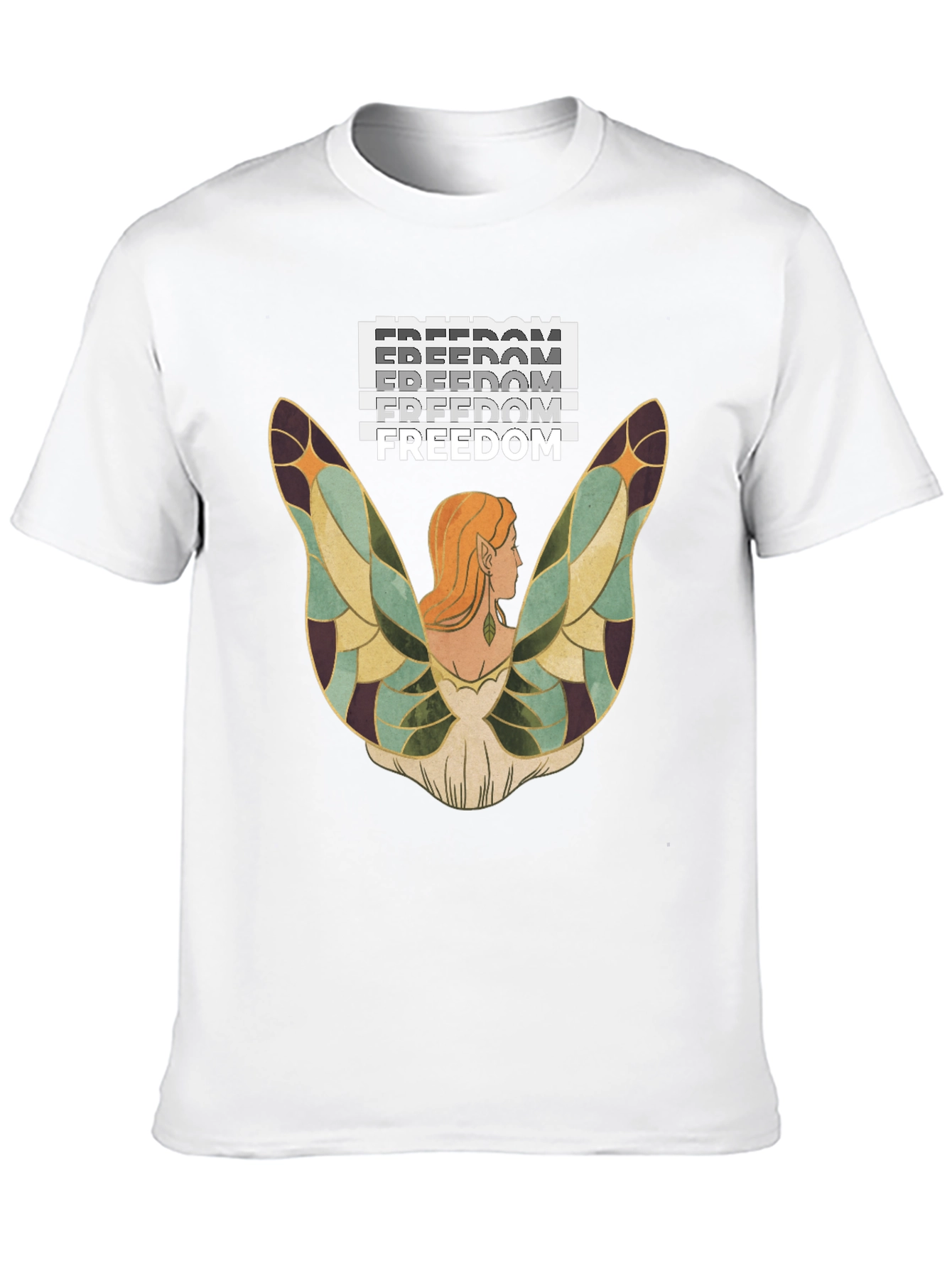 Freedom Fairy Graphic Tee - Black T-Shirt