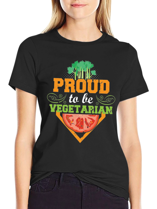 Proud Vegetarian Graphic Tee - Unisex