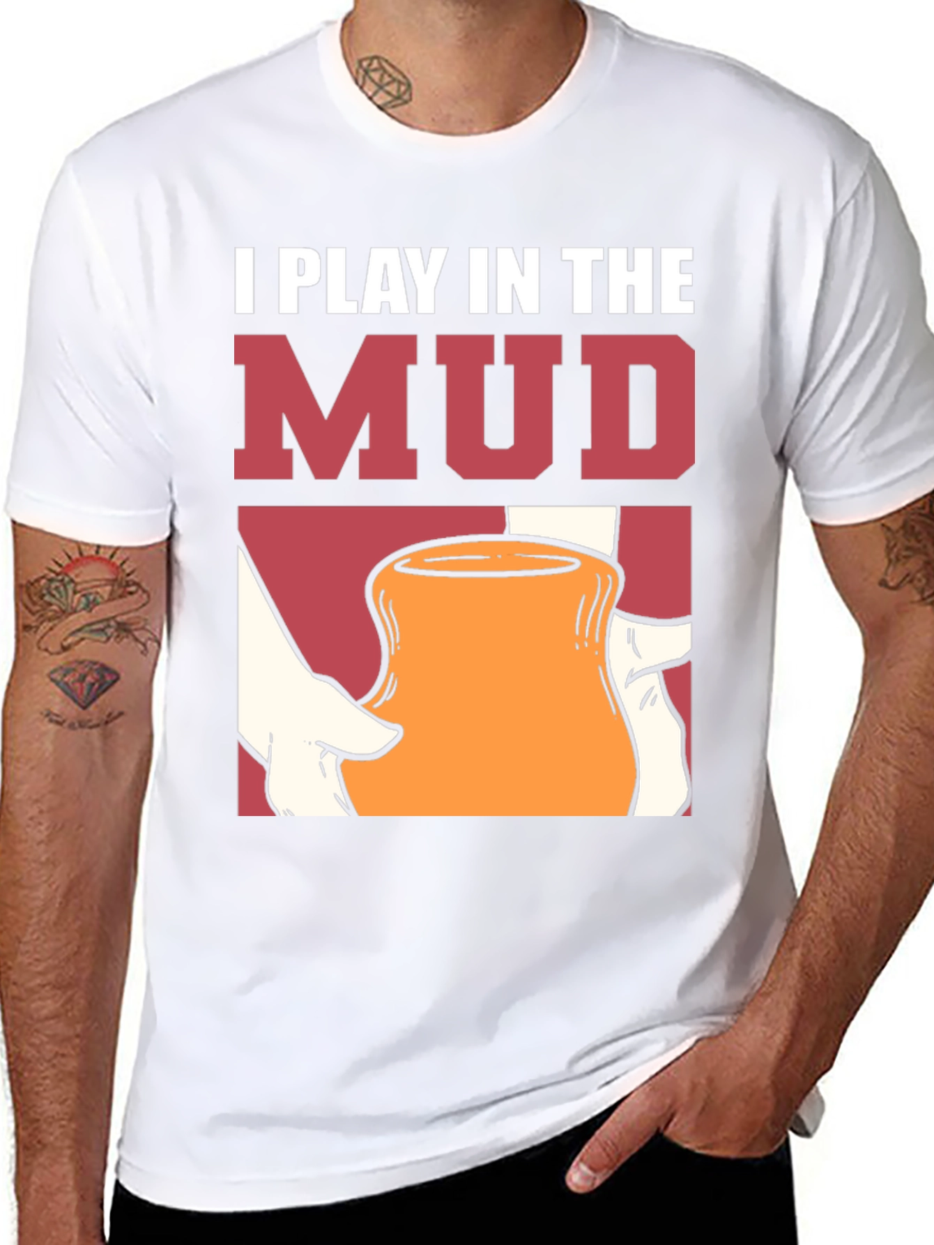 I Play in the Mud T-Shirt Pottery Art Tee