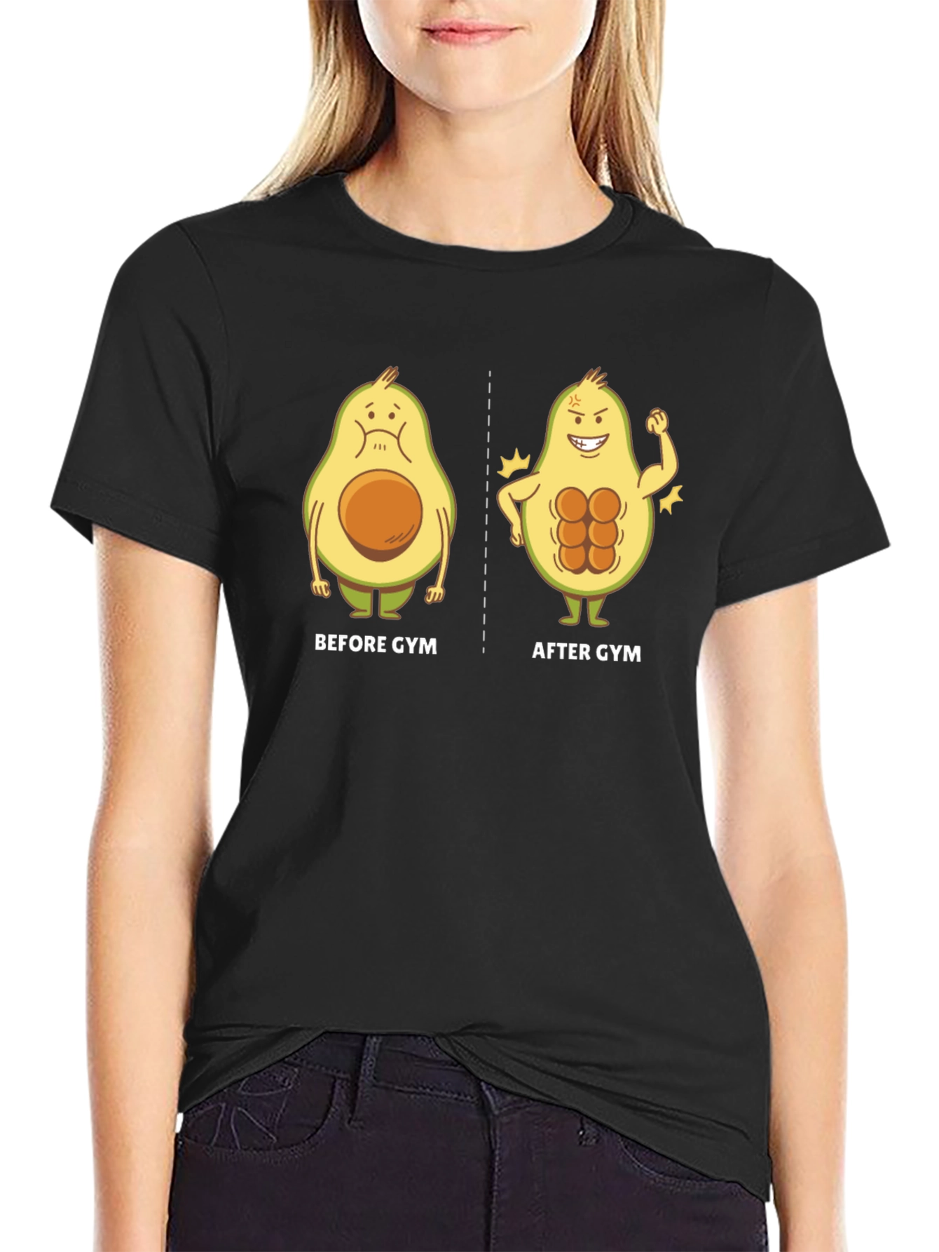 Avocado Gym Humor T-Shirt