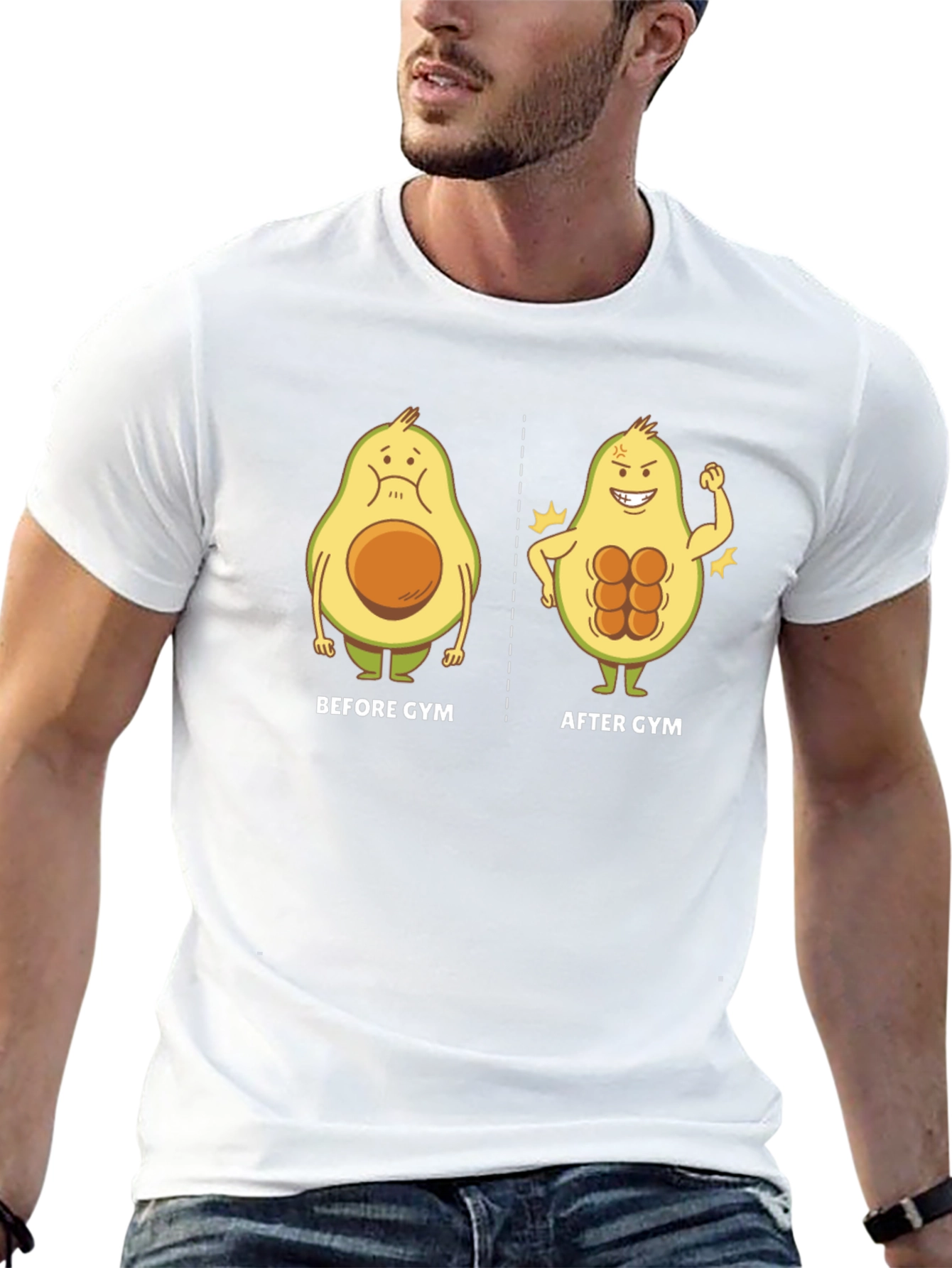 Avocado Gym Humor T-Shirt