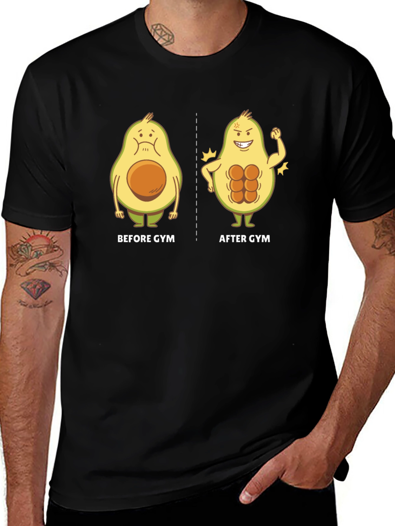 Avocado Gym Humor T-Shirt