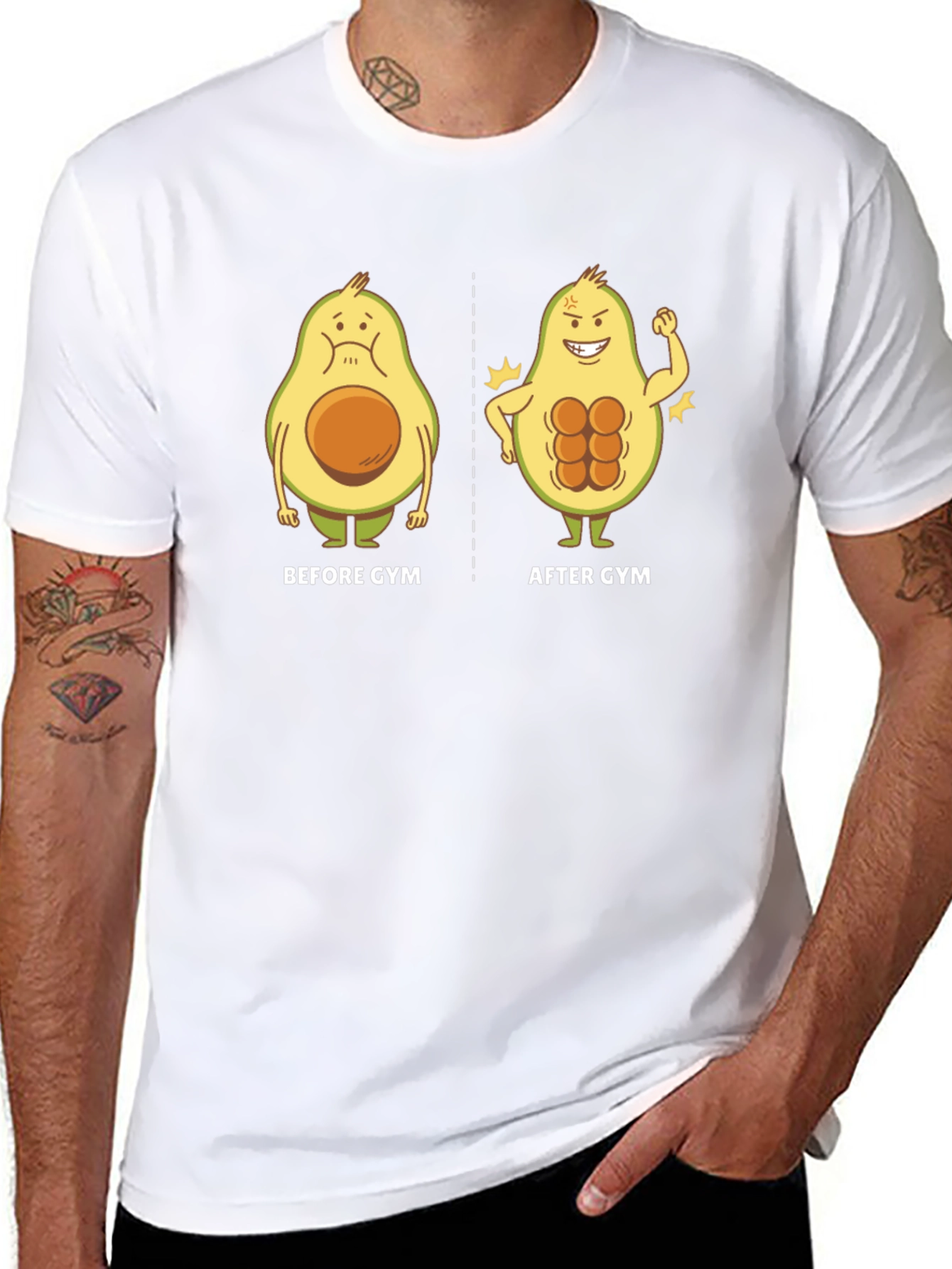 Avocado Gym Humor T-Shirt