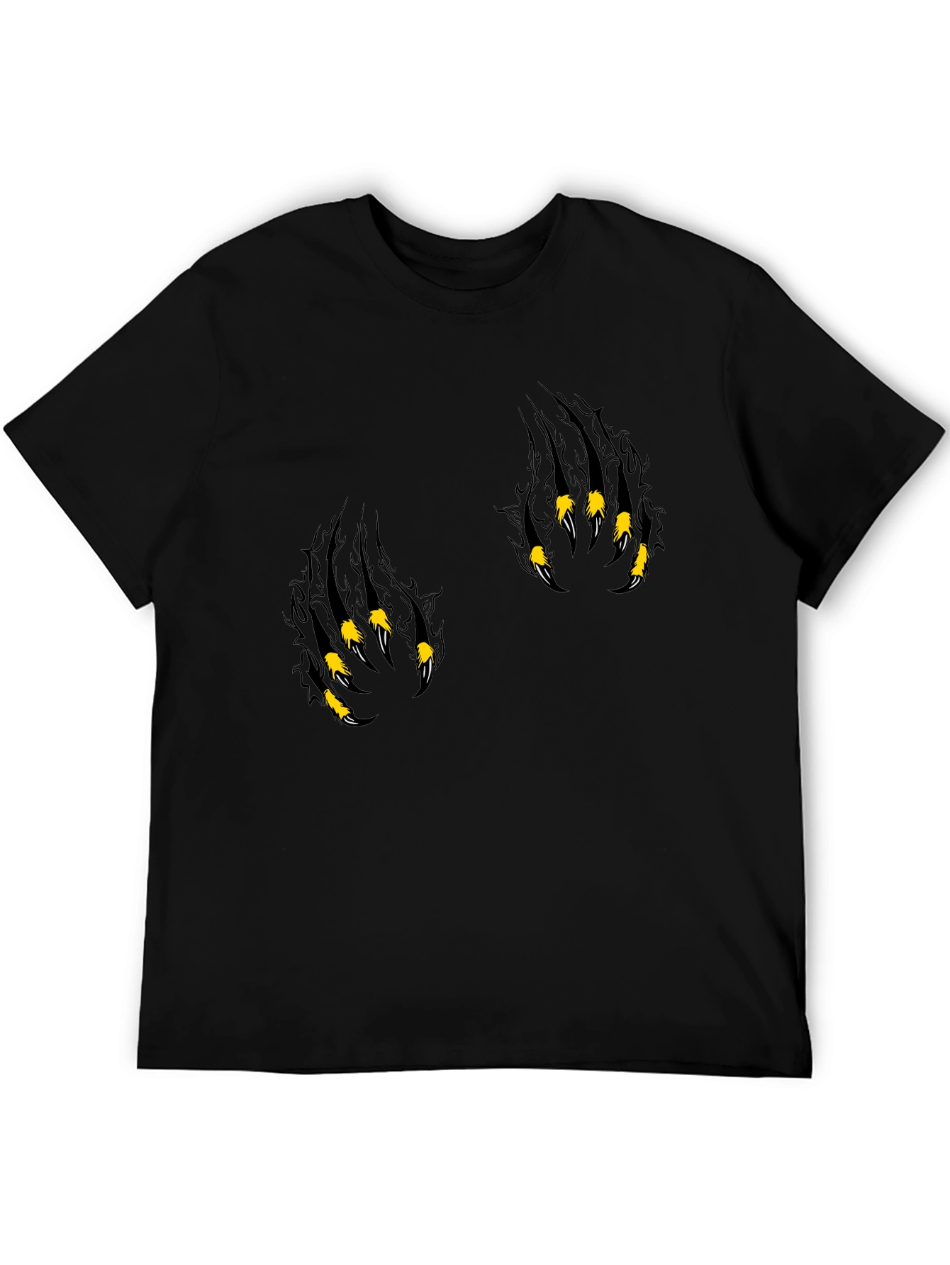 Mens Black Claw Graphic Tee