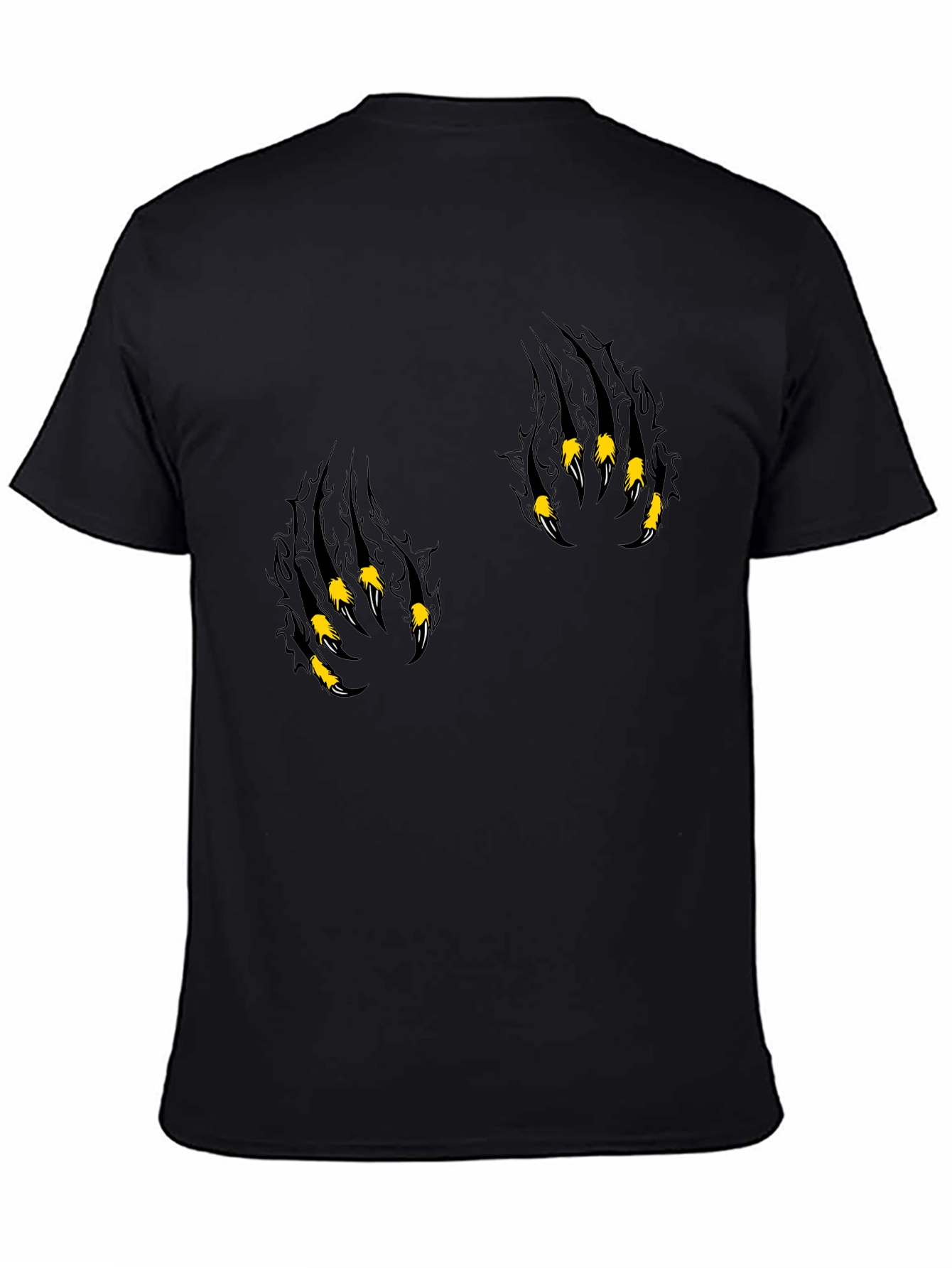 Mens Black Claw Graphic Tee