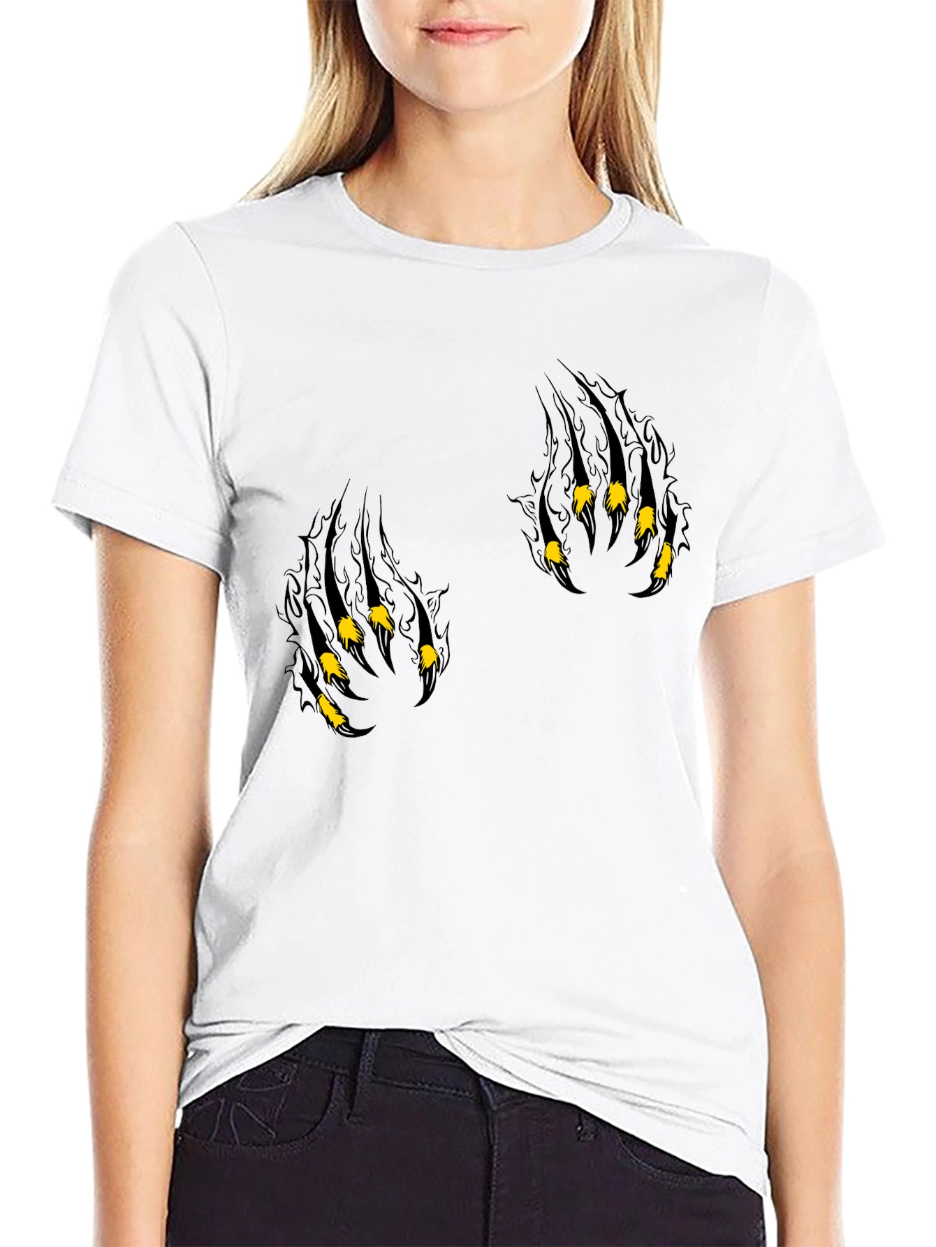 Mens Black Claw Graphic Tee