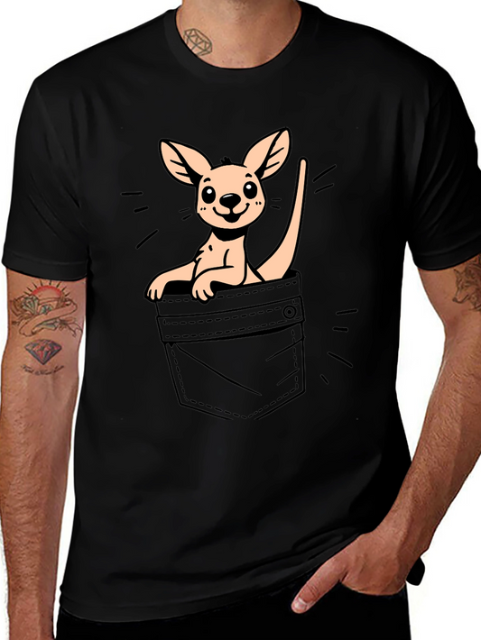 Kangaroo in Pocket Graphic Tee