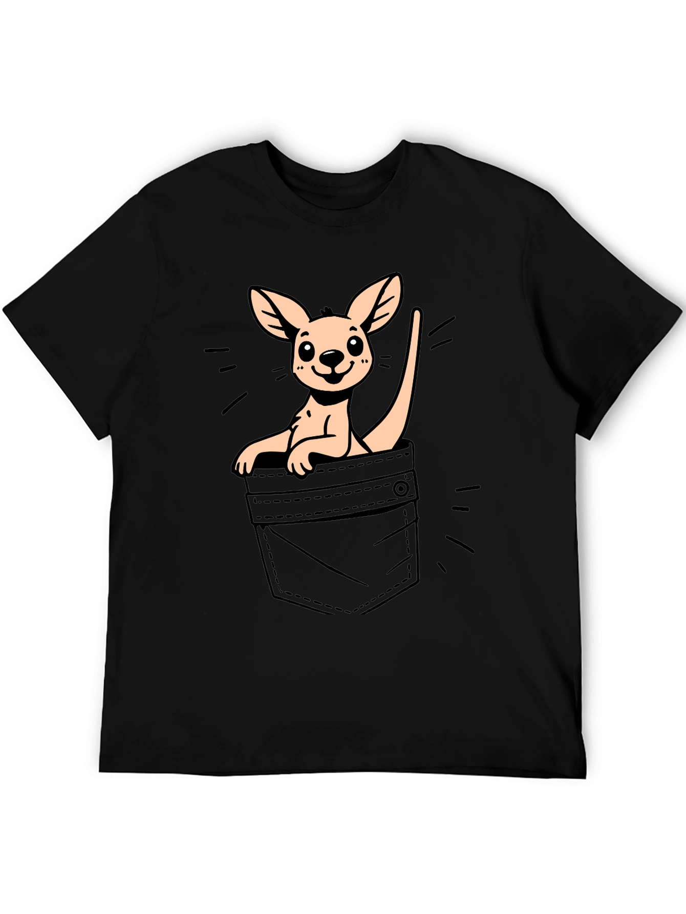 Kangaroo in Pocket Graphic Tee