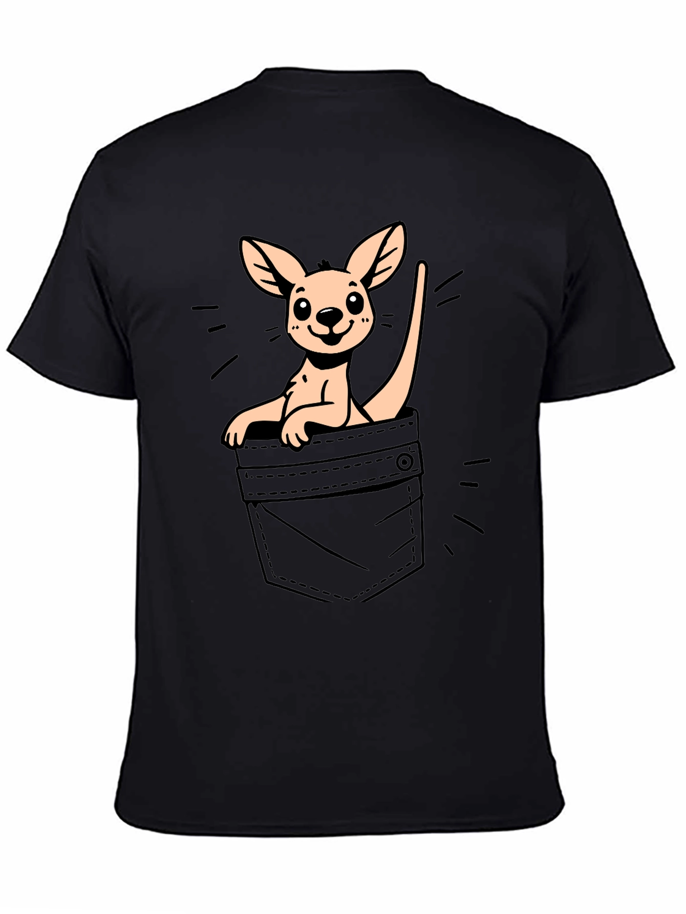 Kangaroo in Pocket Graphic Tee
