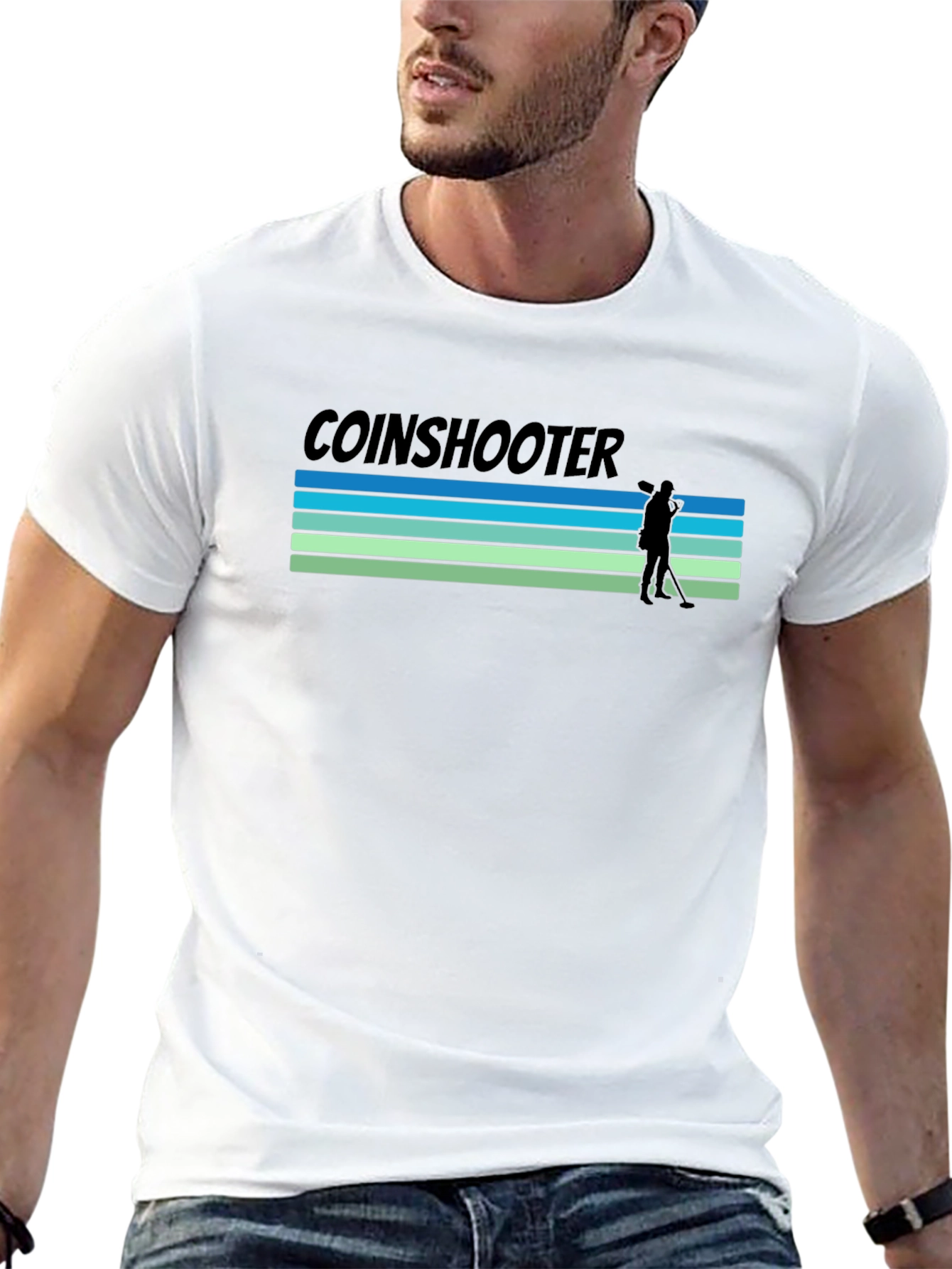 Coinshooter Retro Graphic T-Shirt - Metal Detecting Tee