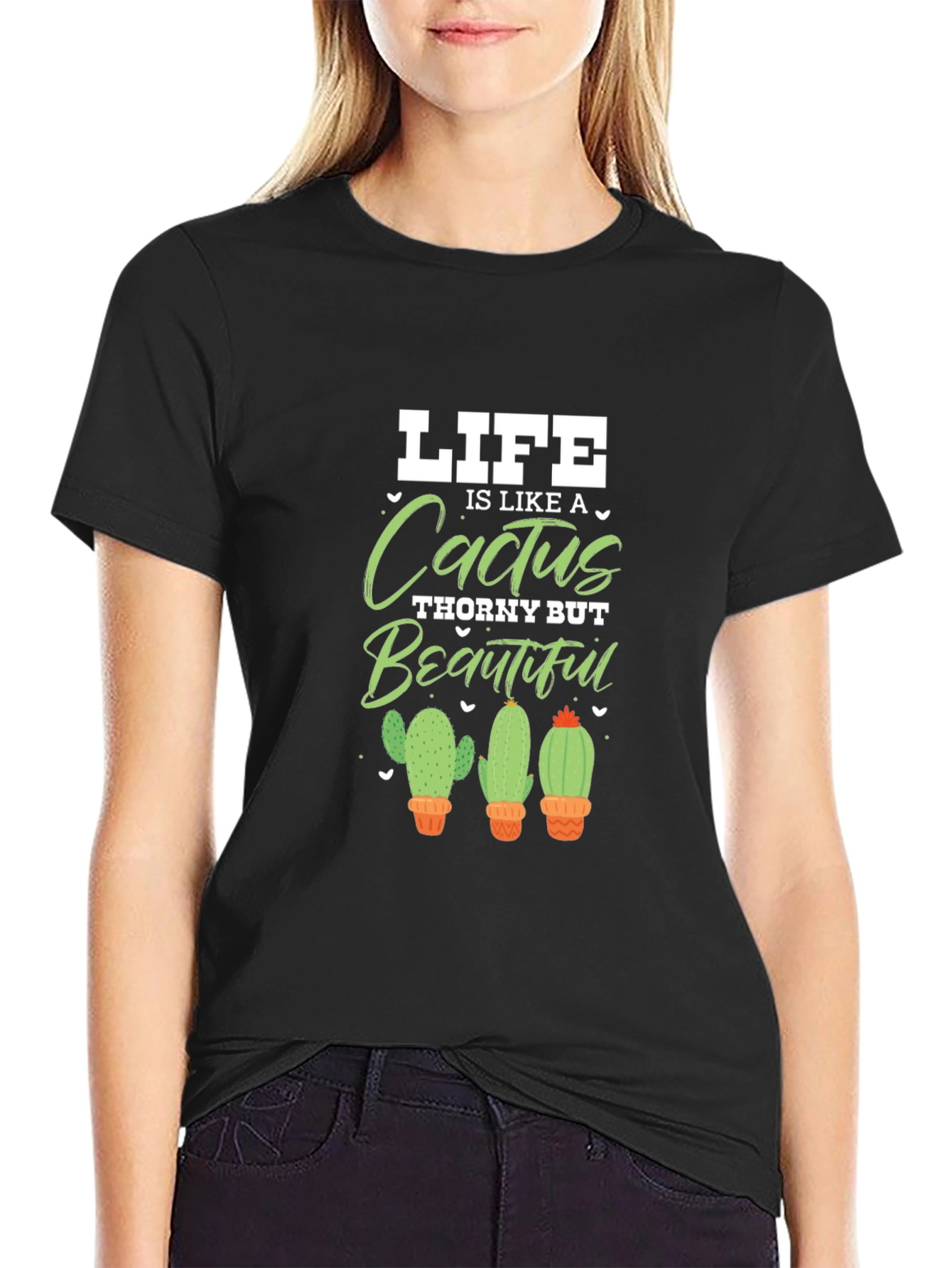 Life is Like a Cactus Graphic Tee