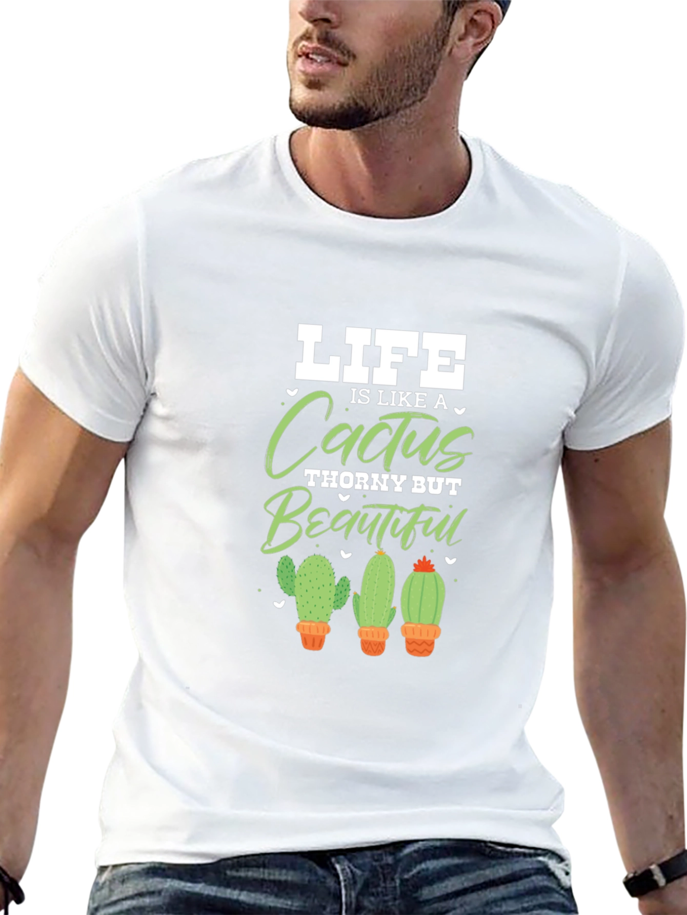 Life is Like a Cactus Graphic Tee