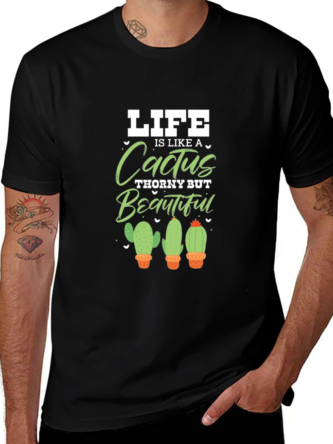 Life is Like a Cactus Graphic Tee