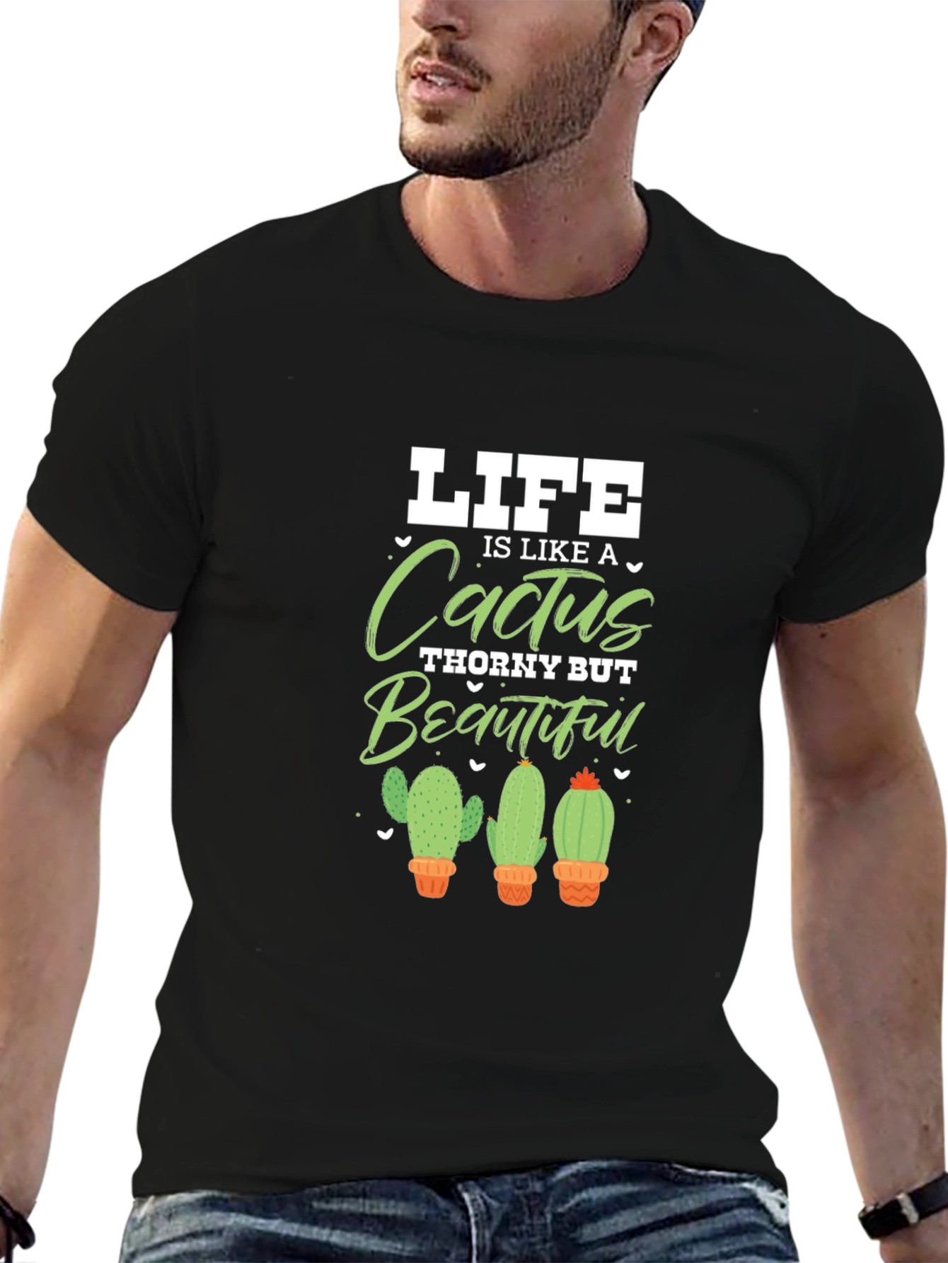 Life is Like a Cactus Graphic Tee