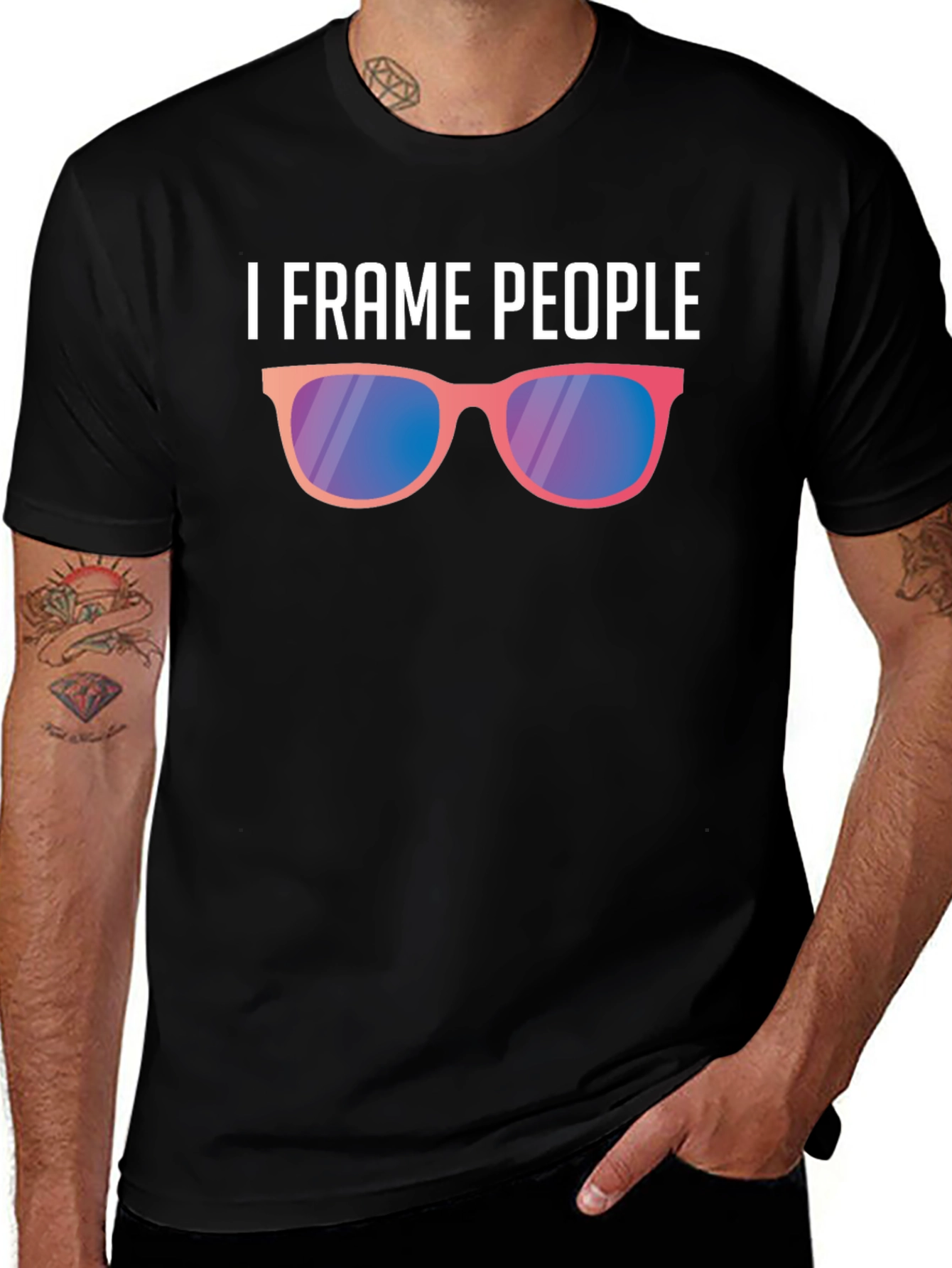 I Frame People Graphic T-Shirt