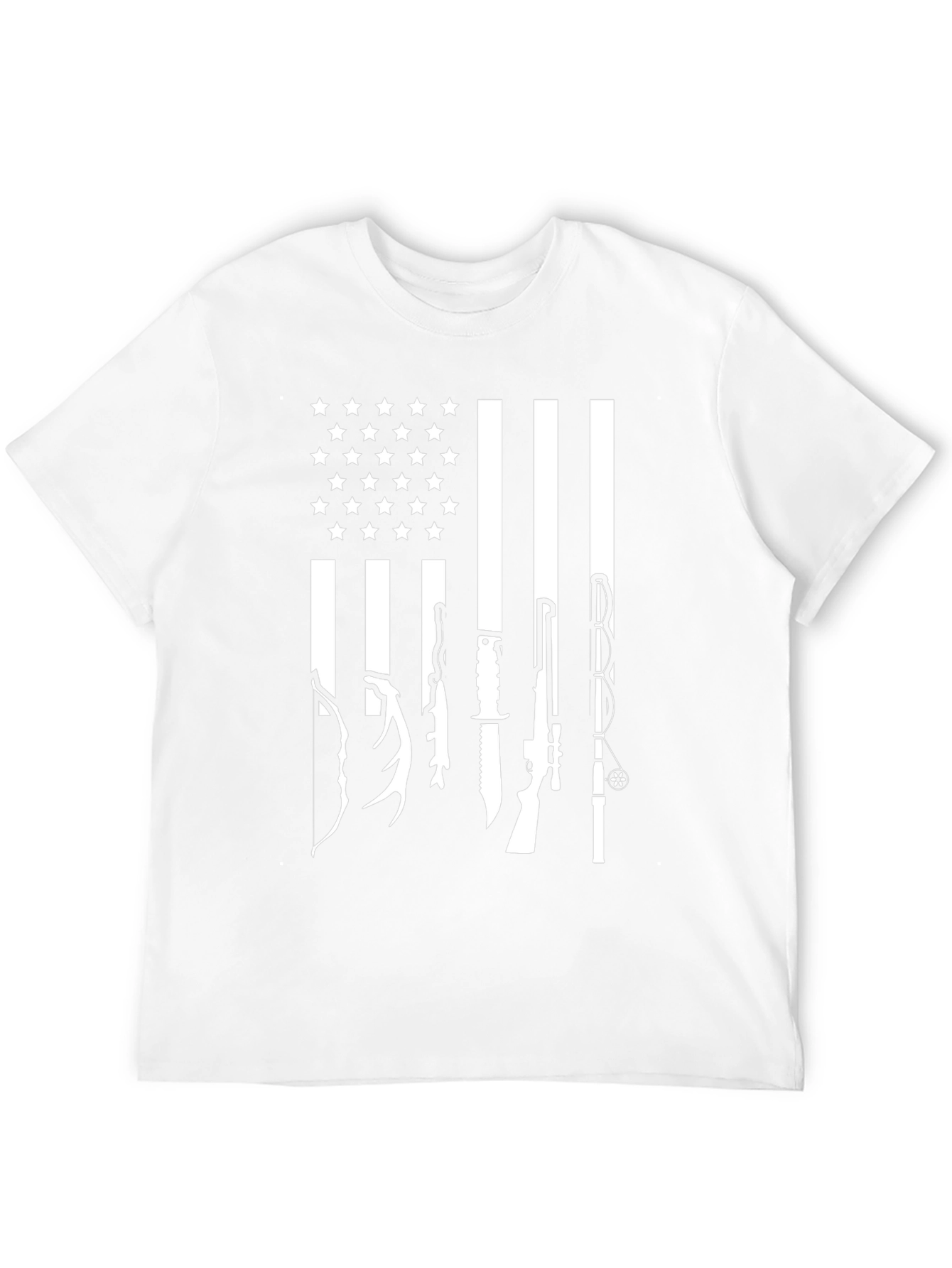 Hunting & Fishing American Flag T-Shirt
