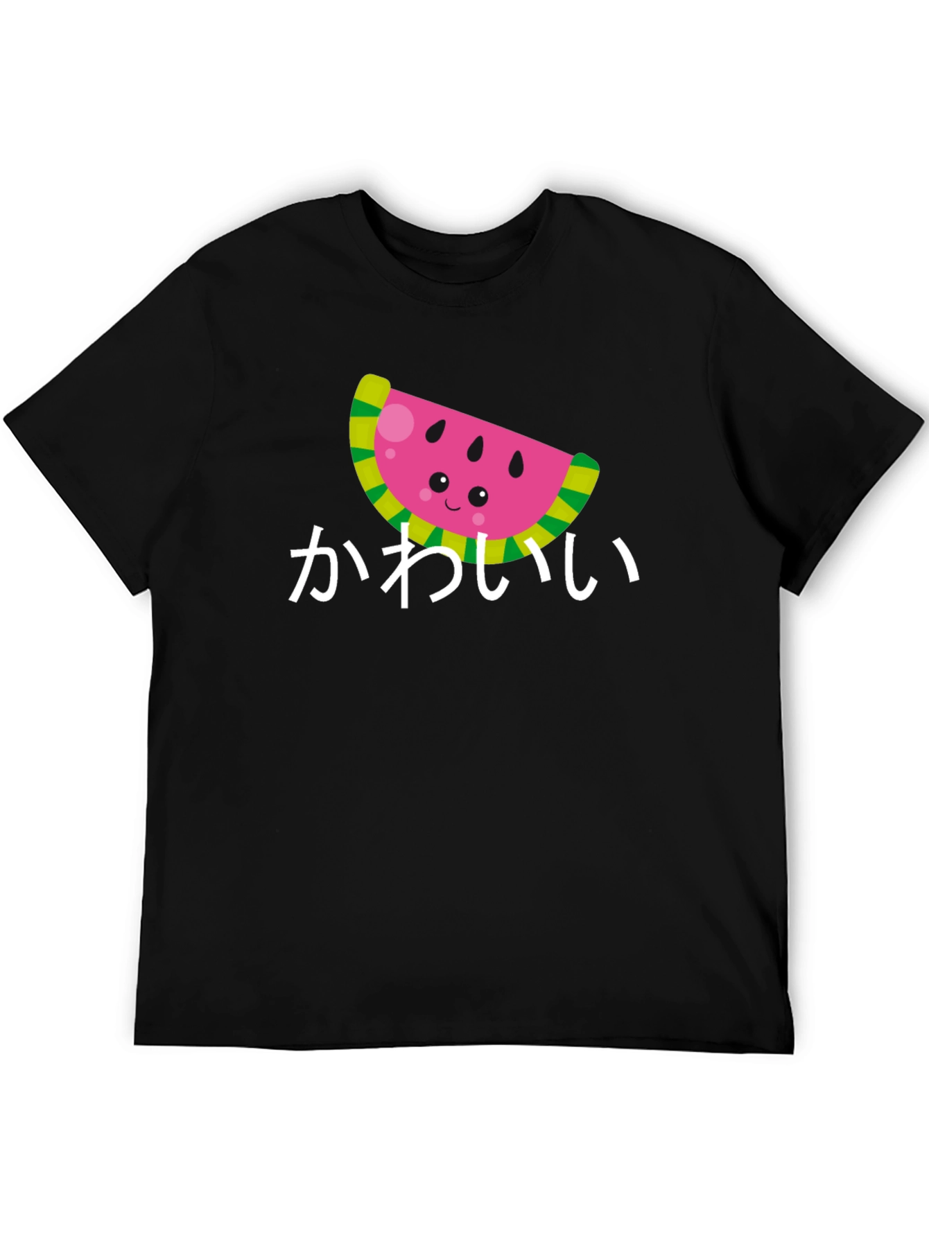 Kawaii Watermelon Graphic T-Shirt